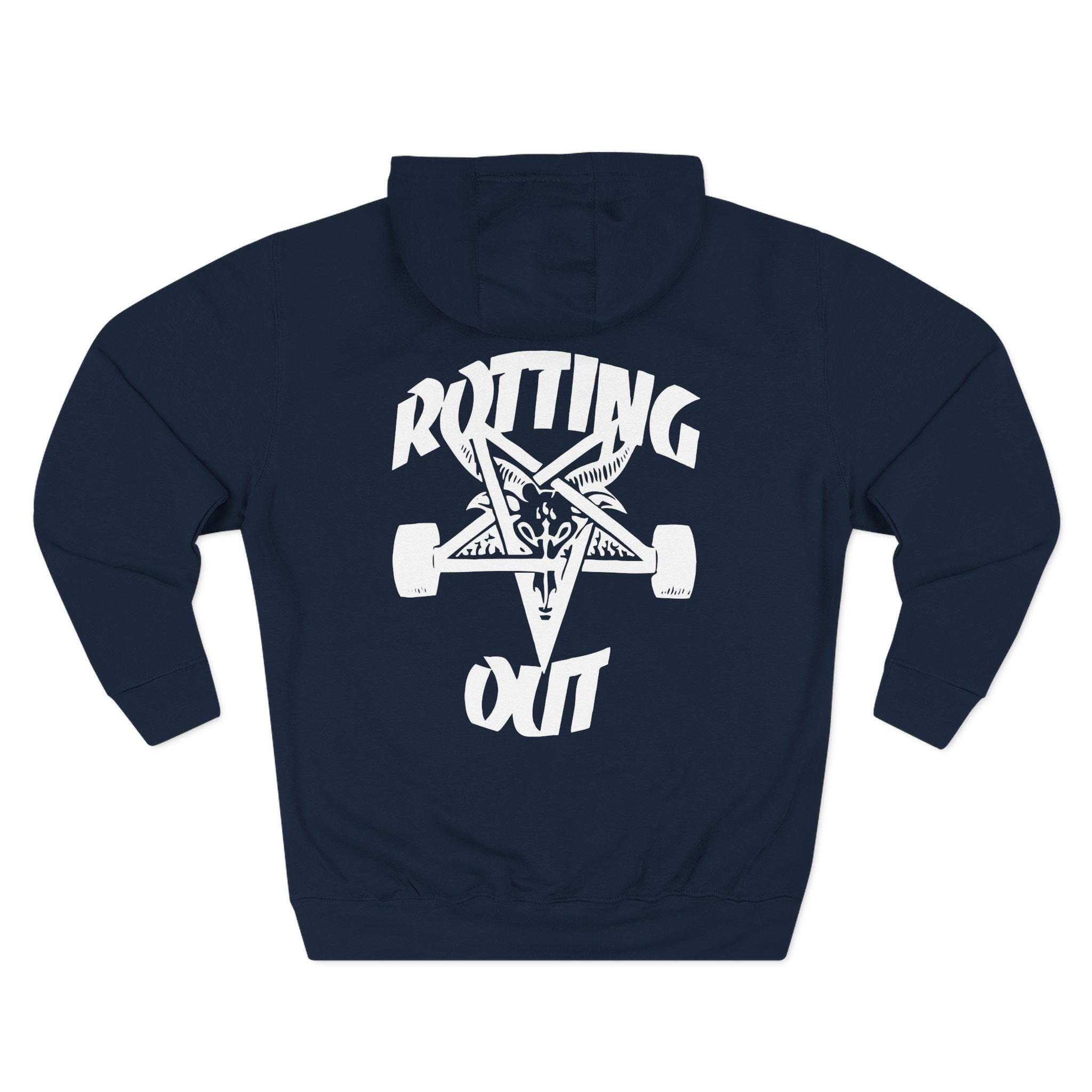 Rotting Out Three-Panel Fleece Hoodie