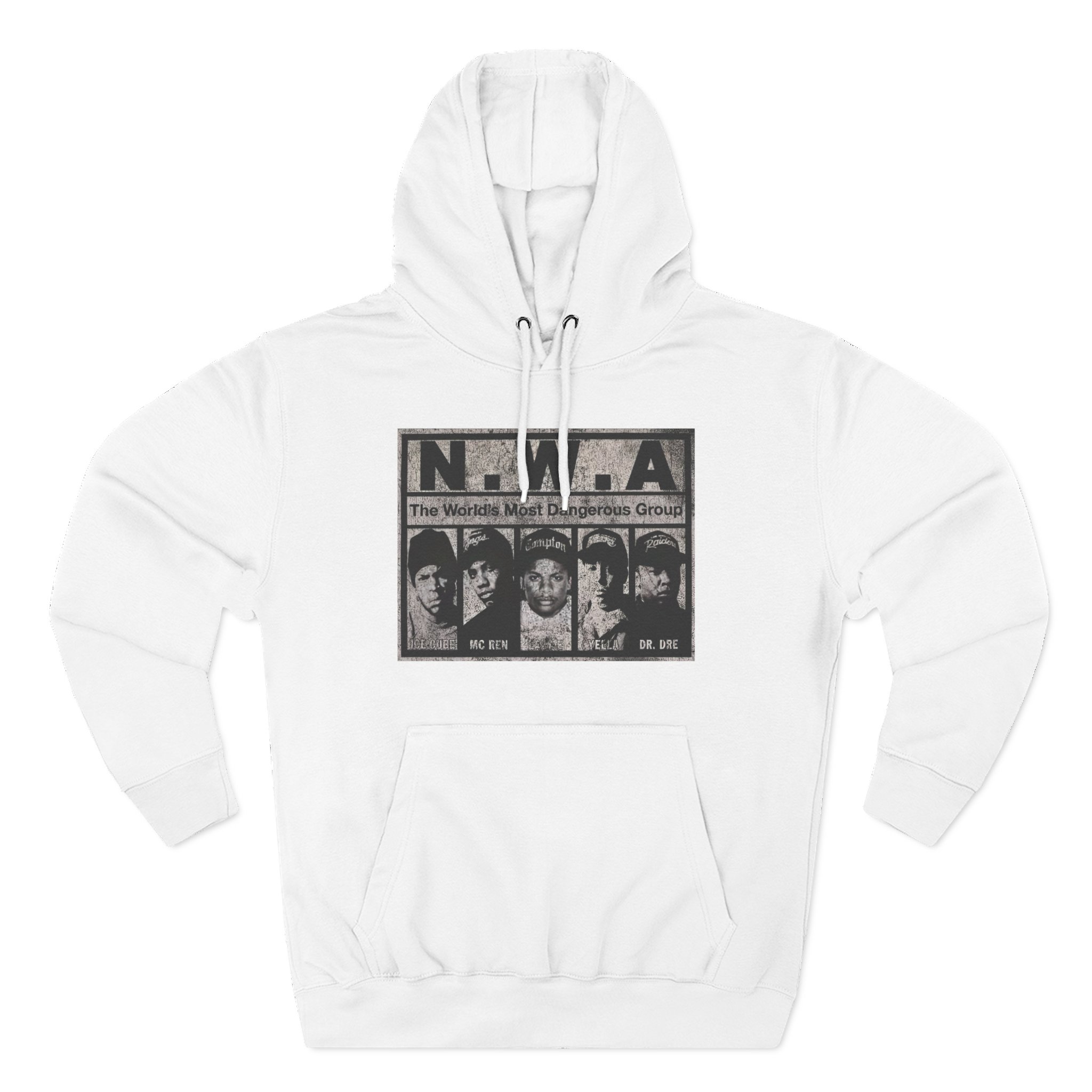 NWA The World's Most Dangerous Group Three-Panel Fleece Hoodie