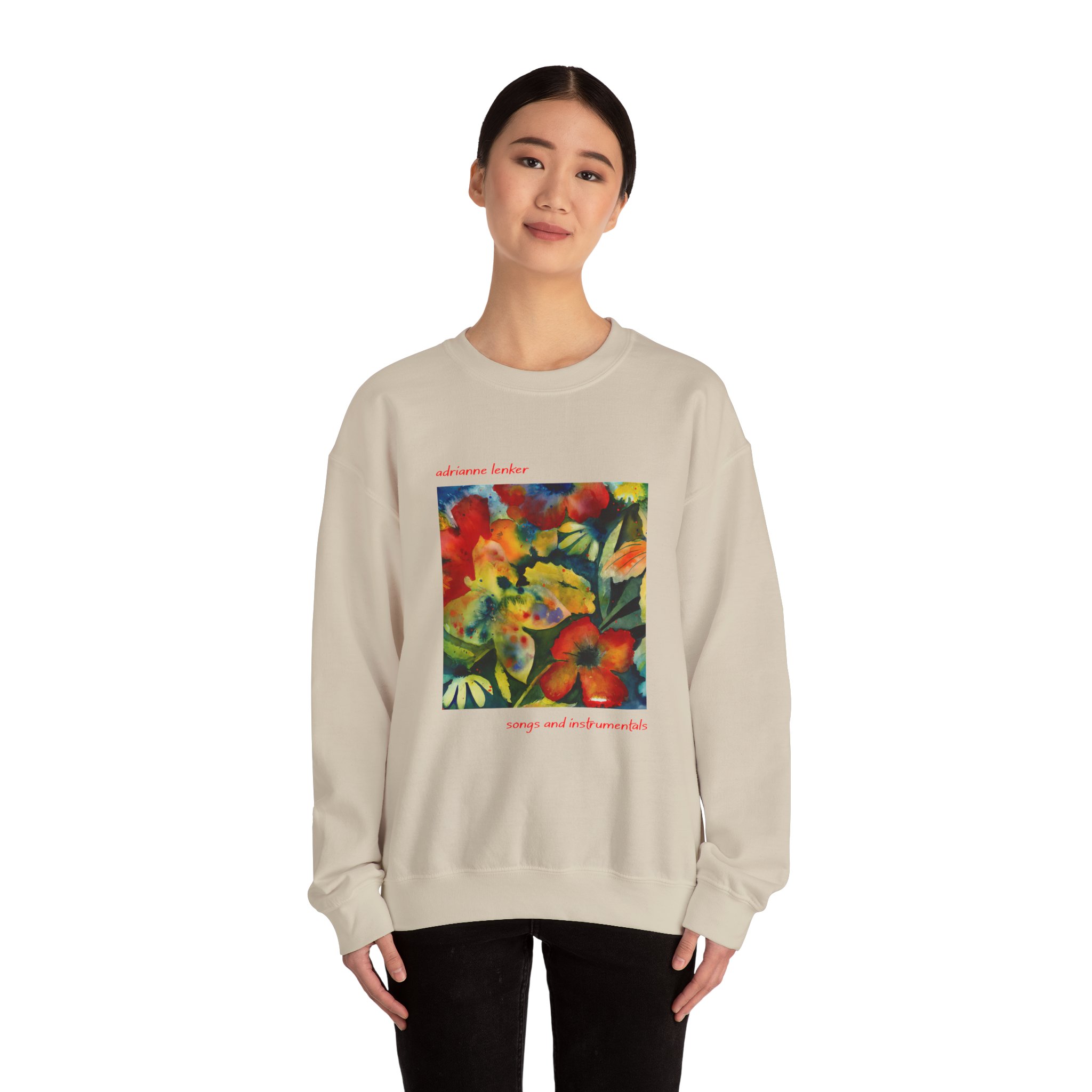 Adrianne Lenker Songs and Instrumentals Unisex Heavy Blend Crewneck Sweatshirt