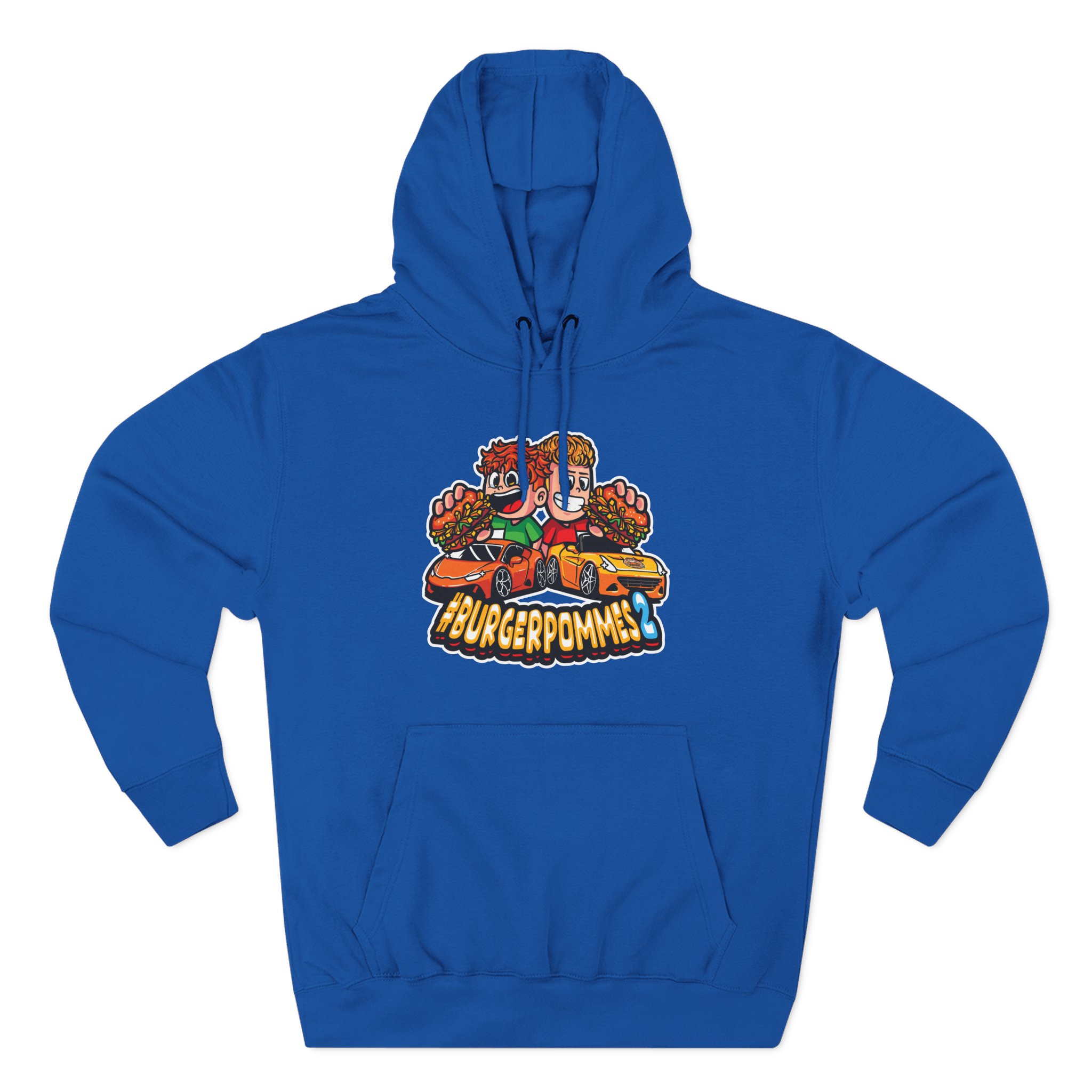 Burger Pommes Three-Panel Fleece Hoodie