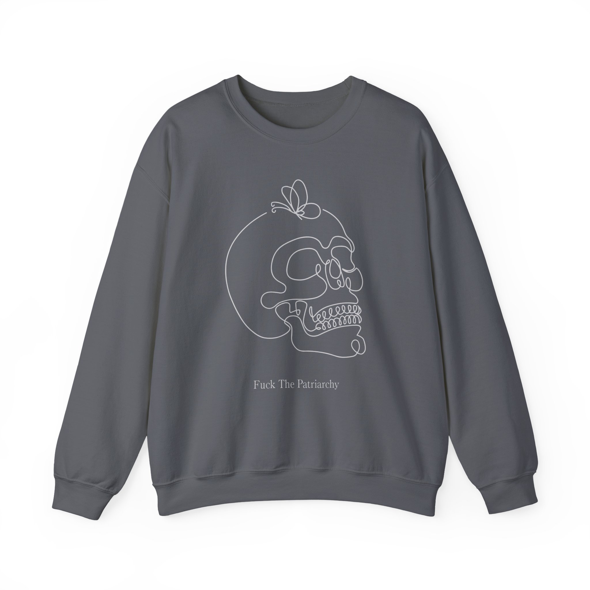 Qtcinderella Fuck the Patriarchy Unisex Heavy Blendâ„¢ Crewneck Sweatshirt