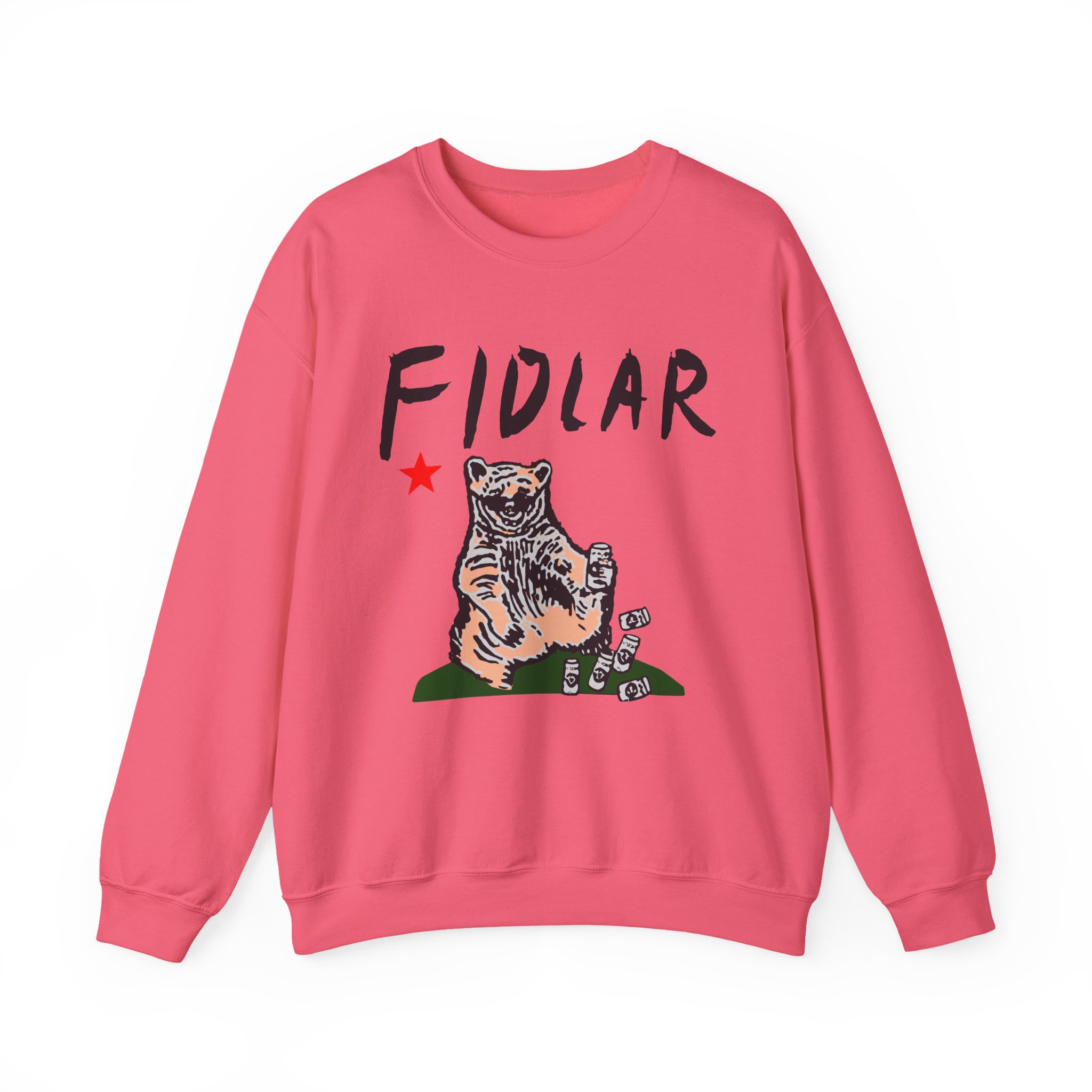 California Bear Drink Cheap Beer Fidlar Unisex Heavy Blendâ„¢ Crewneck Sweatshirt