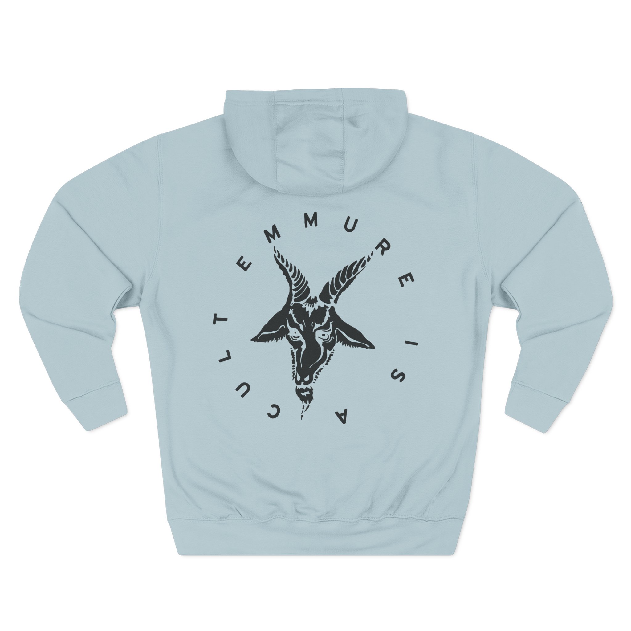Emmure Cult Teal Bleach Three-Panel Fleece Hoodie