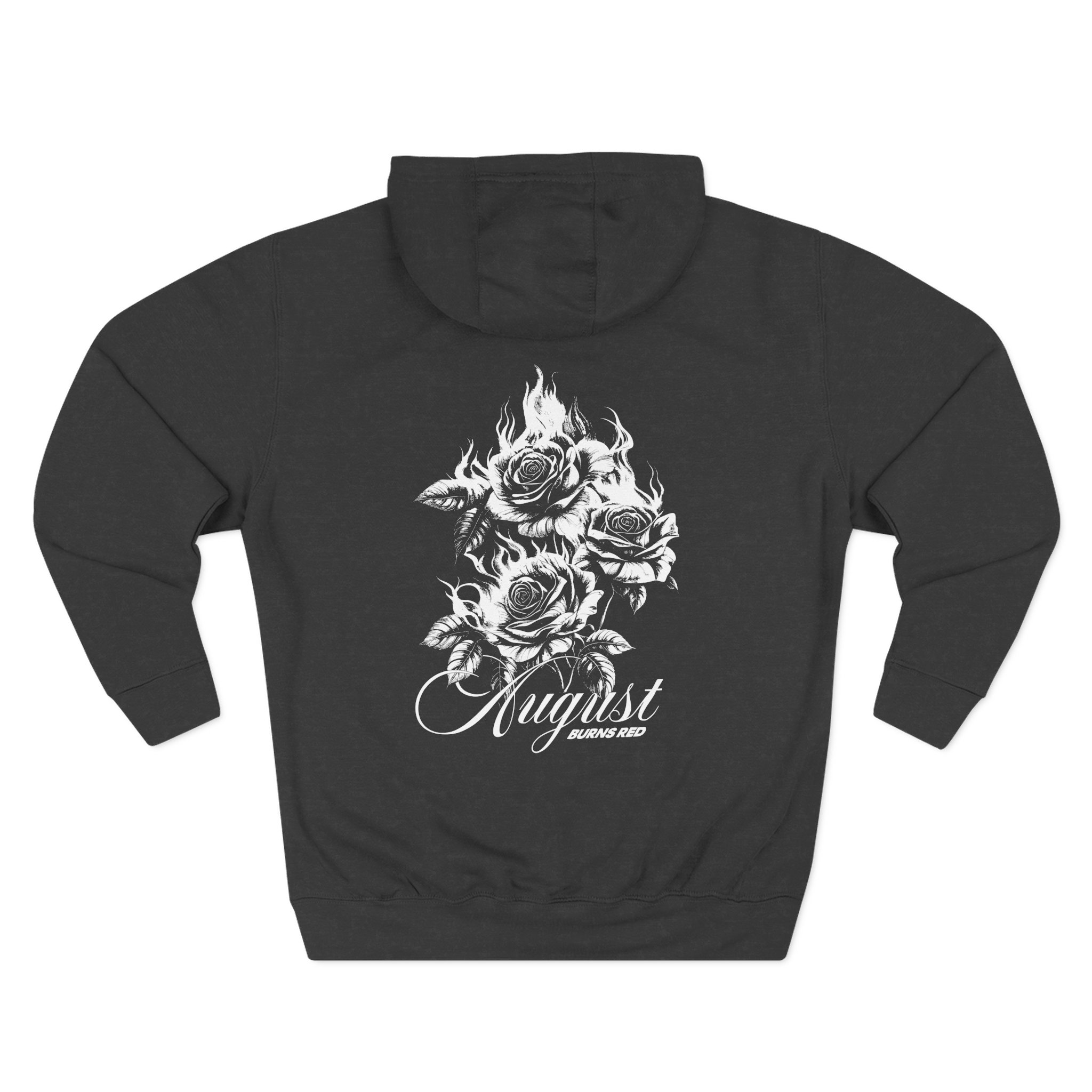 August Burns Red Burning Flowers Three-Panel Fleece Hoodie