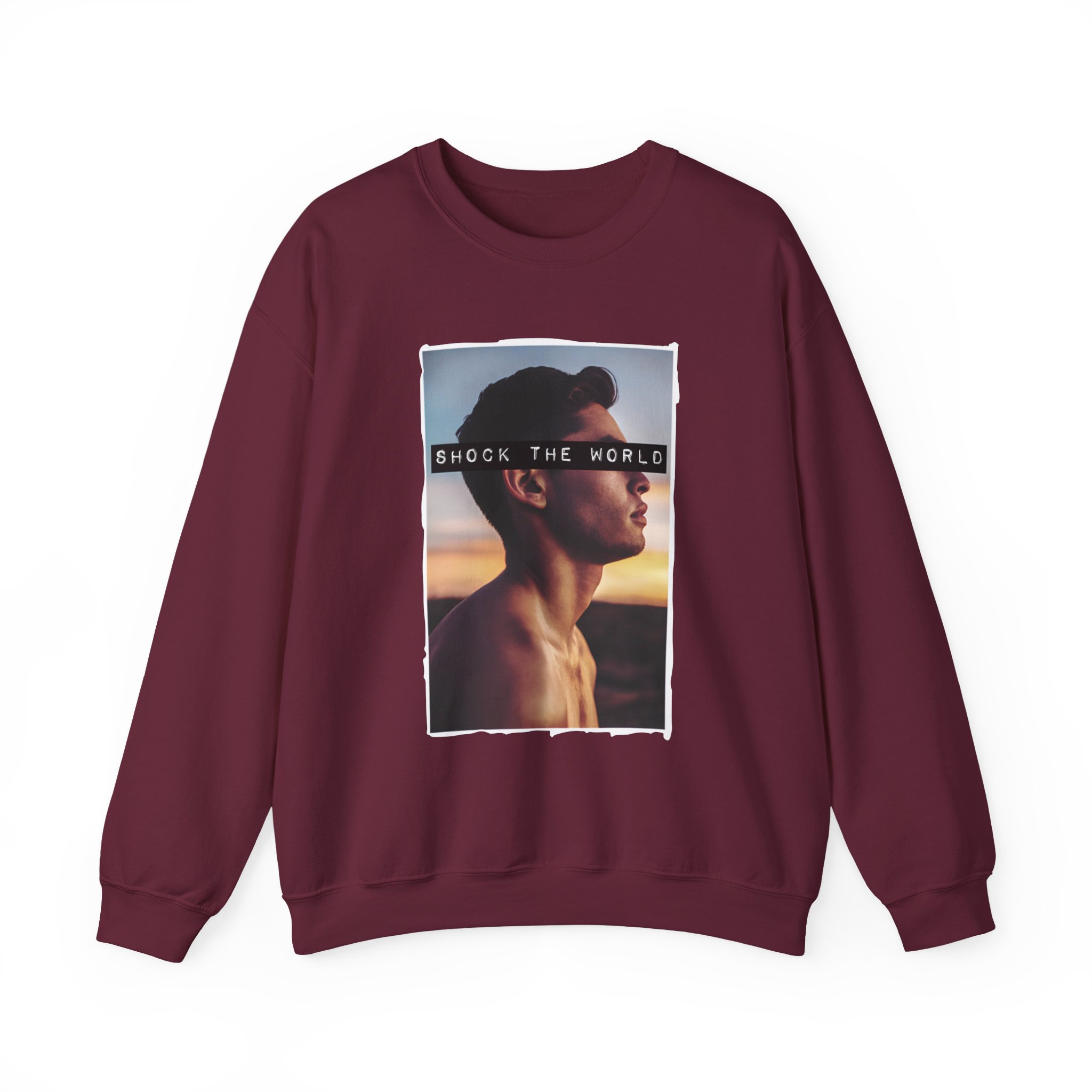 Ryan Garcia Shock the World Unisex Heavy Blendâ„¢ Crewneck Sweatshirt