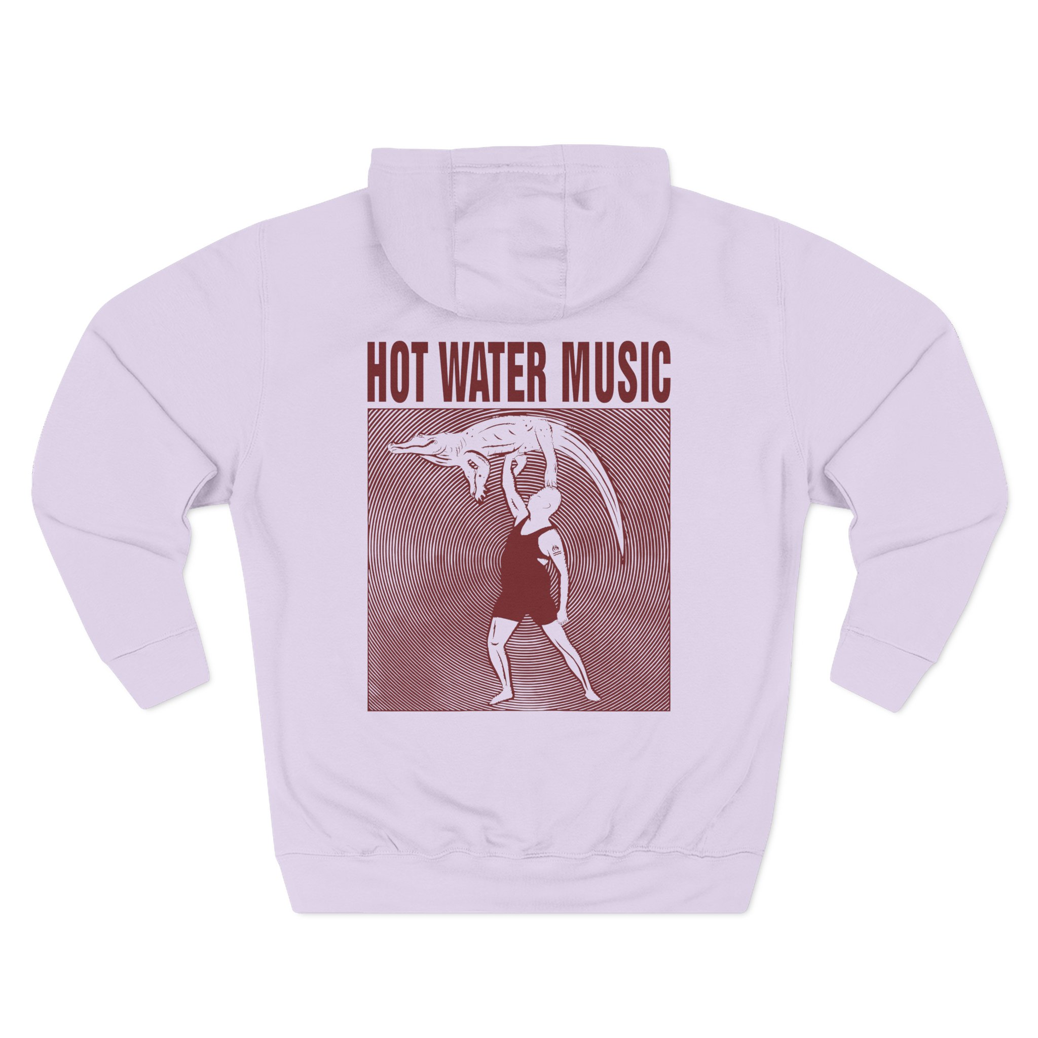 Hot Water Music Florida Man Three-Panel Fleece Hoodie
