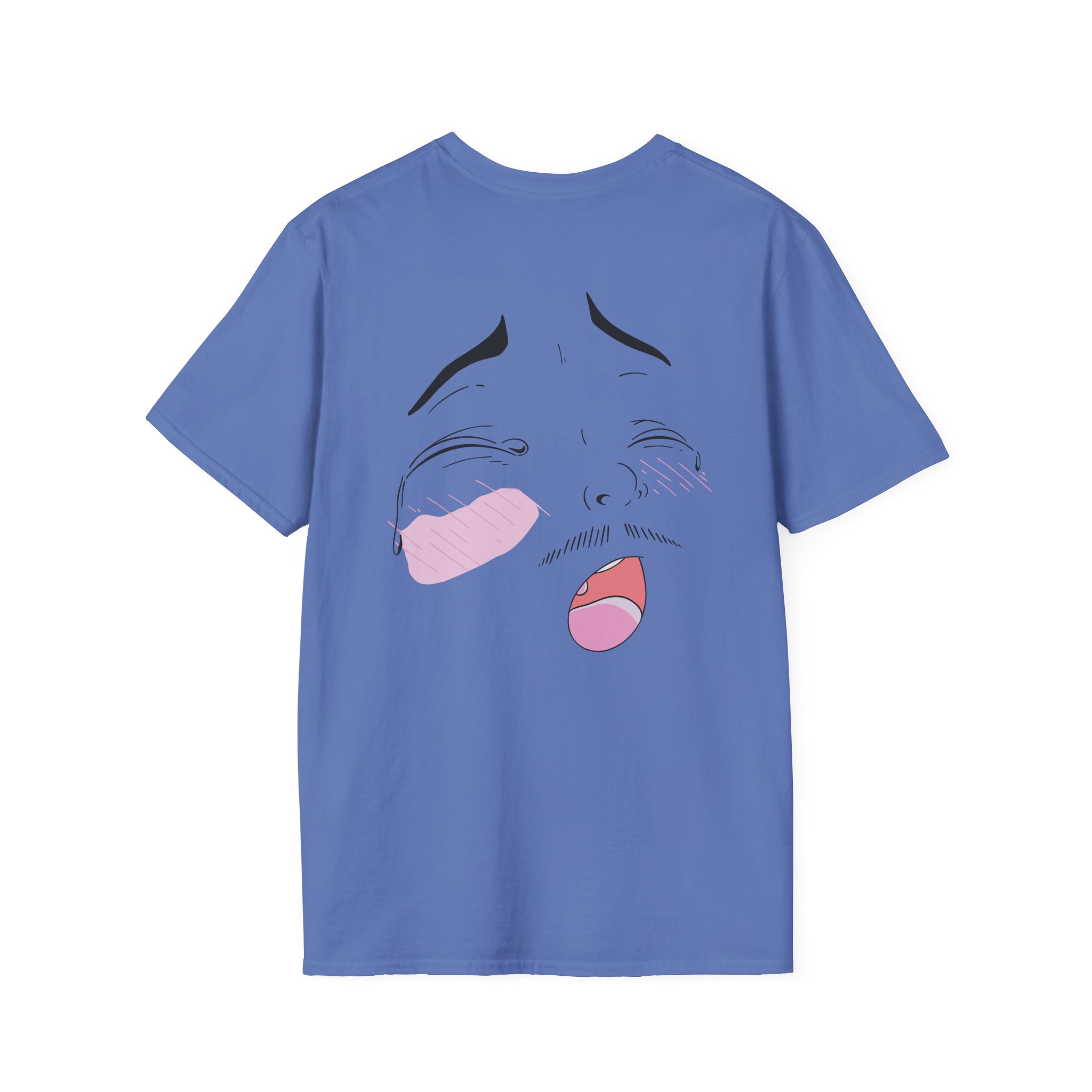 Hot Mulligan Ahegao Unisex Softstyle T-Shirt