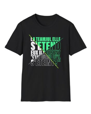Jul C'est Quand Qu'il S'étein Unisex Softstyle T-Shirt