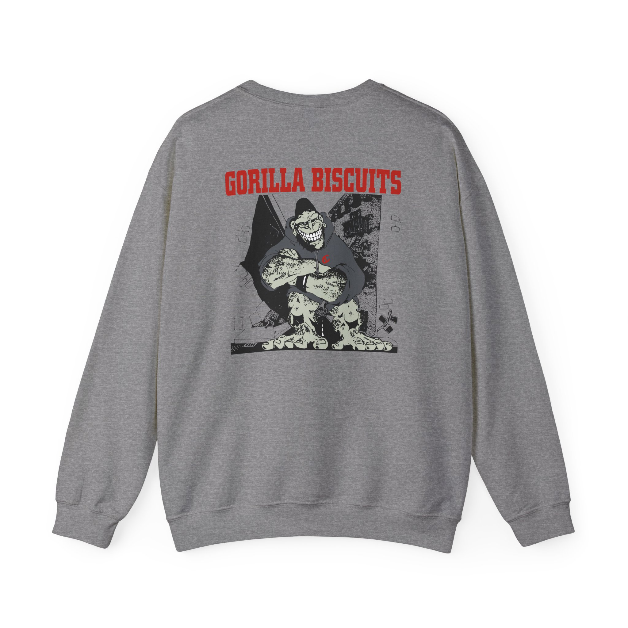 Gorilla Biscuits Hold Your Ground Unisex Heavy Blendâ„¢ Crewneck Sweatshirt