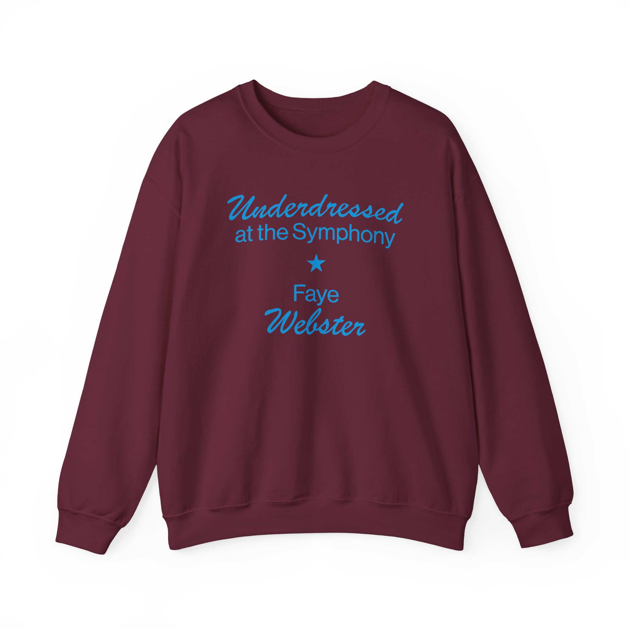 Faye Webster Underdressed at the Symphony 2024 Tour Unisex Heavy Blendâ„¢ Crewneck Sweatshirt