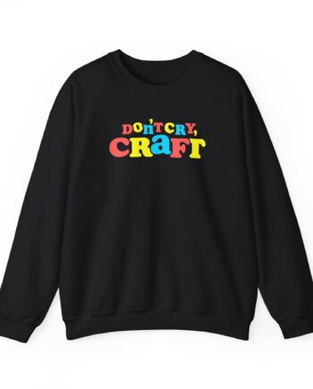Dan and Phil Don't Cry Craft Unisex Heavy Blend™ Crewneck Sweatshirt