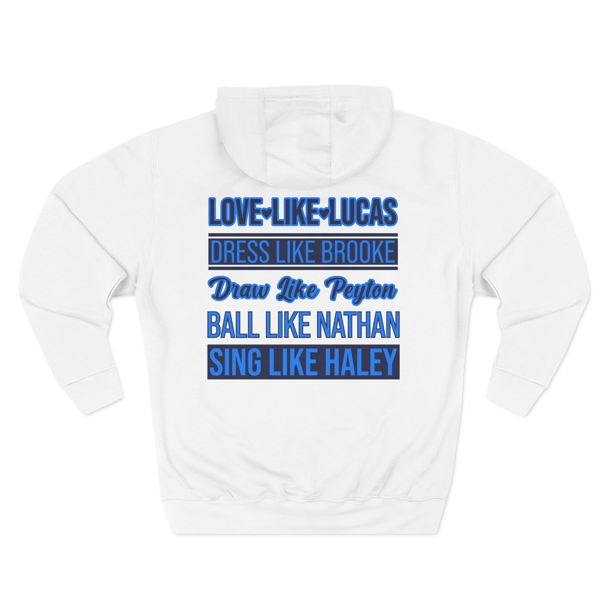 One Tree Hill Love Like Lucas Three-Panel Fleece Hoodie