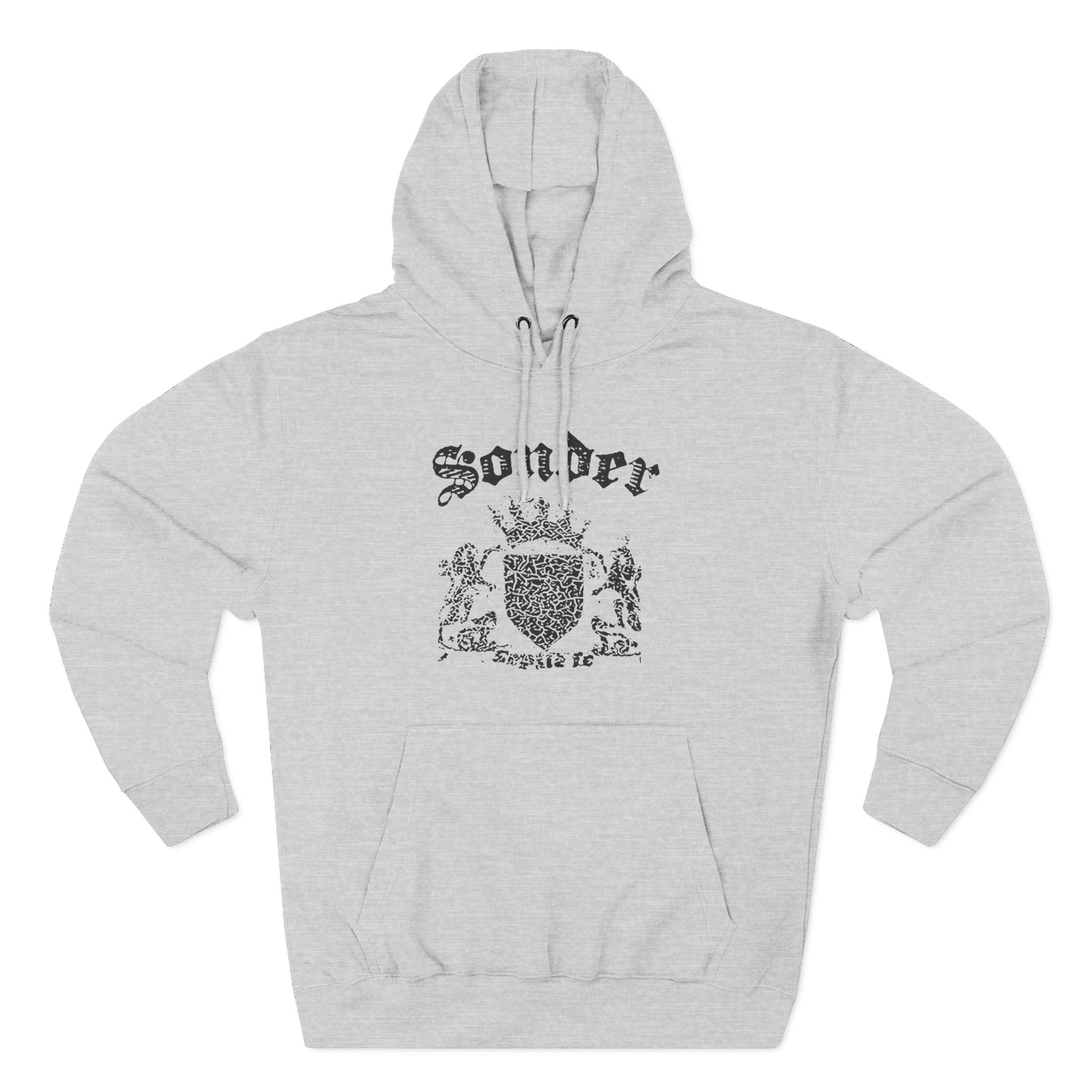 Sonder Crest Three-Panel Fleece Hoodie