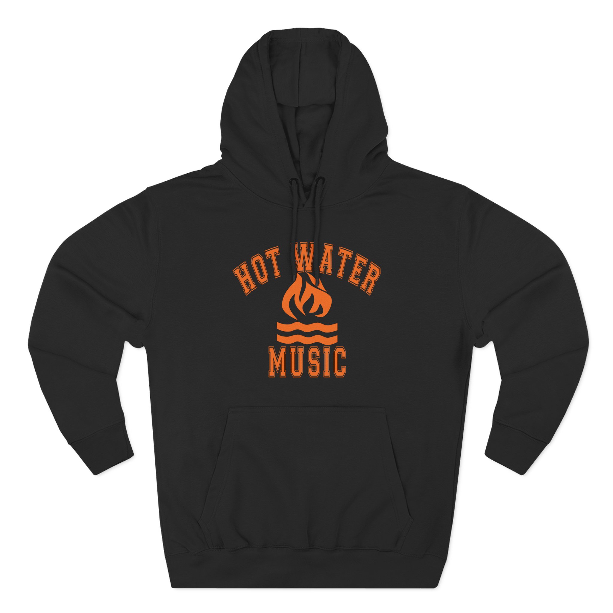 Hot Water Music College Flame Three-Panel Fleece Hoodie