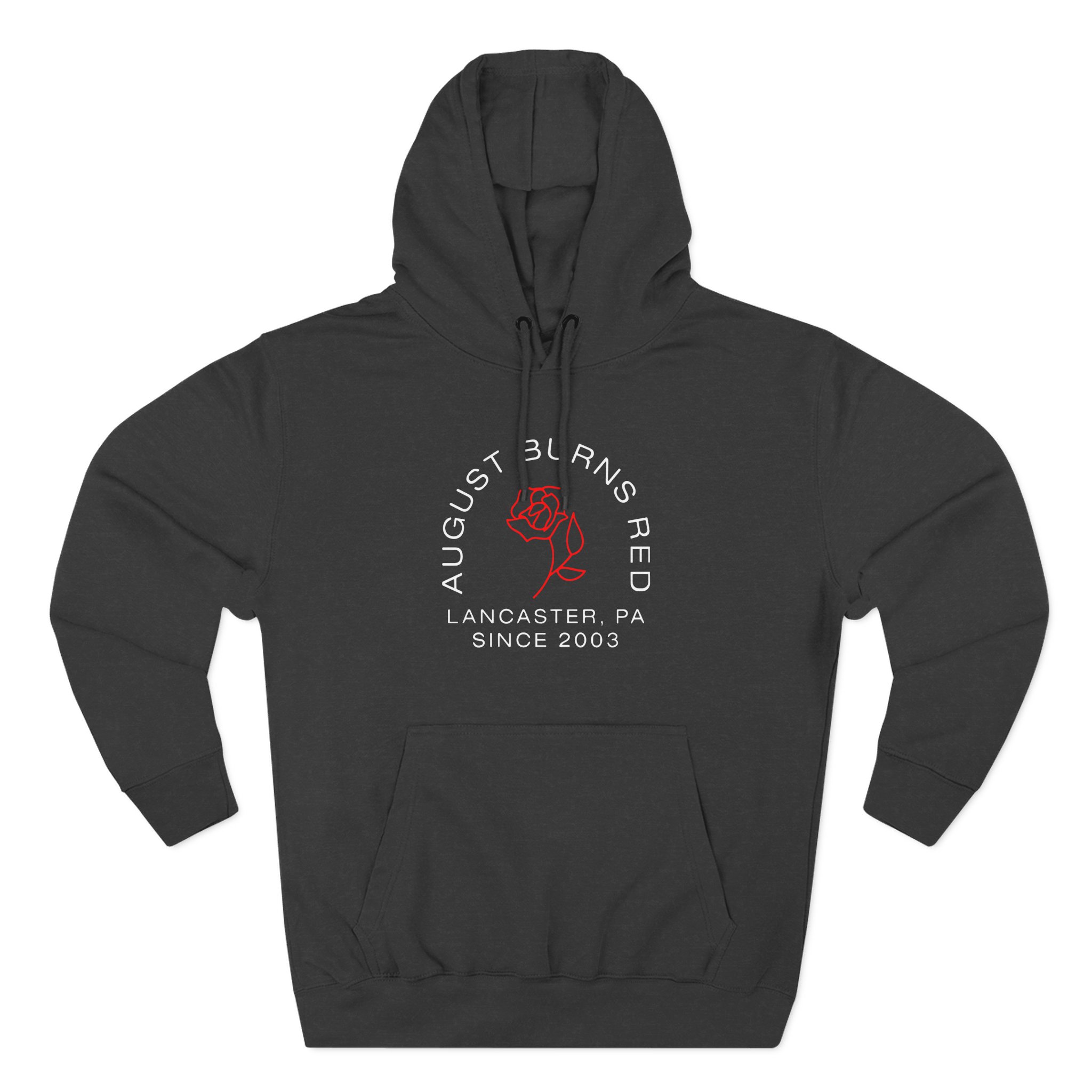 August Burns Red Rose Three-Panel Fleece Hoodie