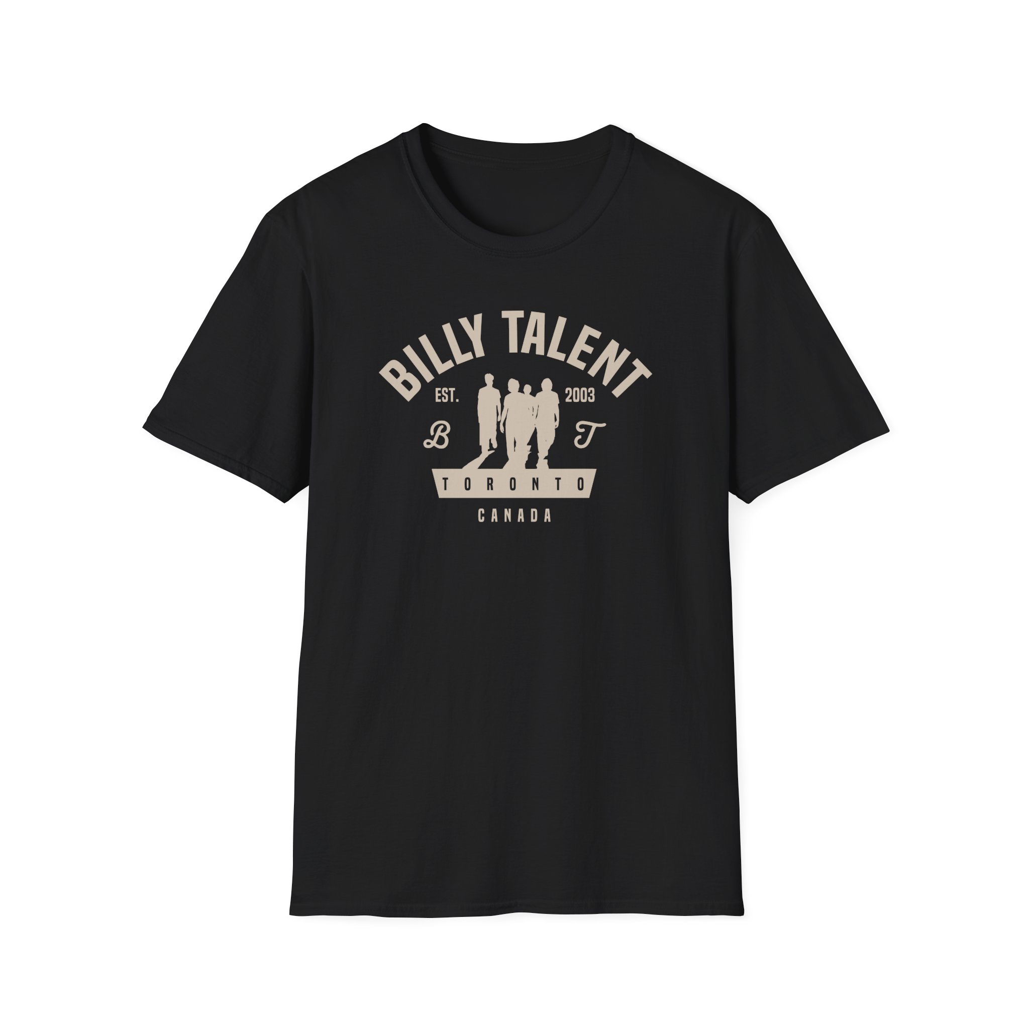 Billy Talent Band Silhouette Unisex Softstyle T-Shirt