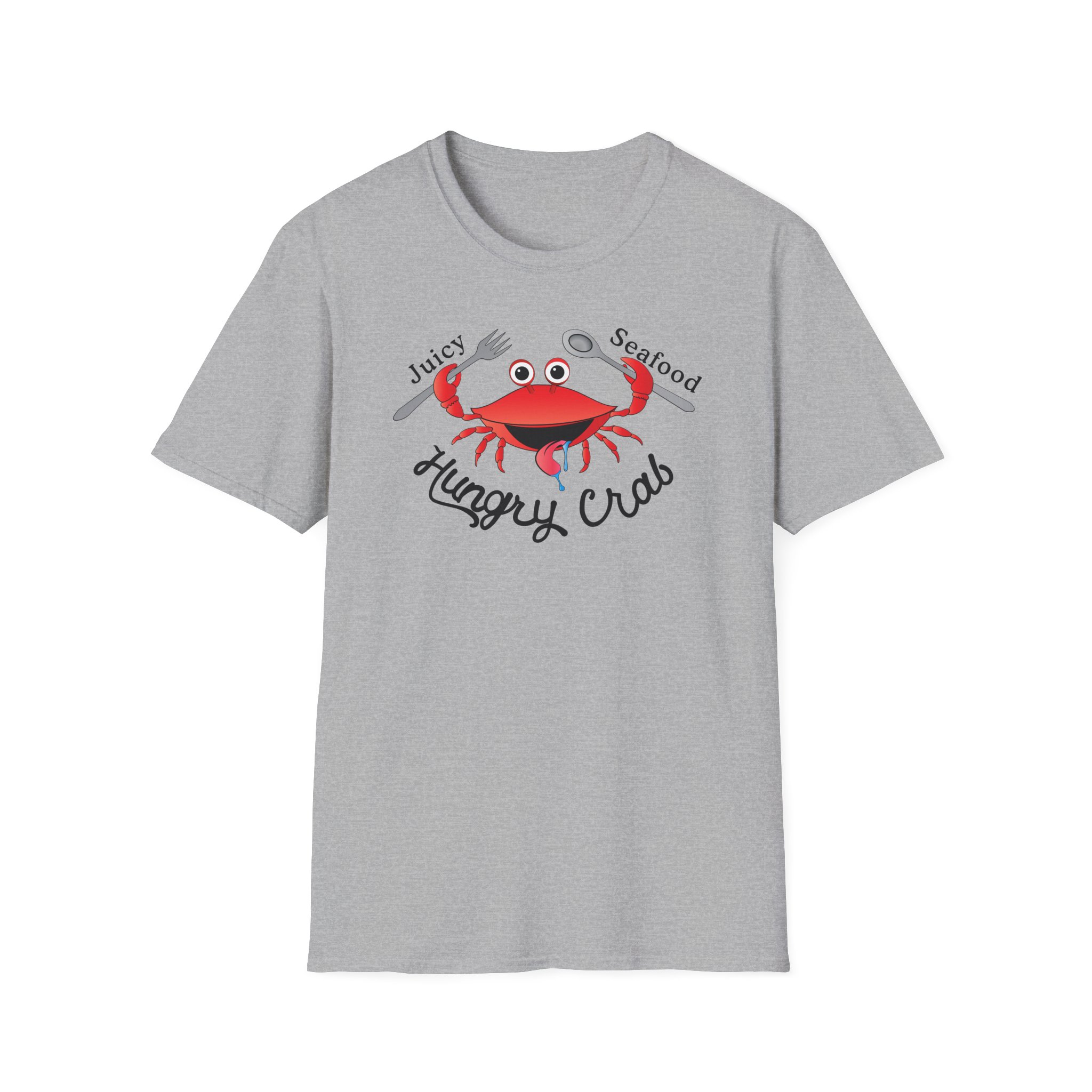 Hungry Box Hungry Crab Juicy Seafood Unisex Softstyle T-Shirt