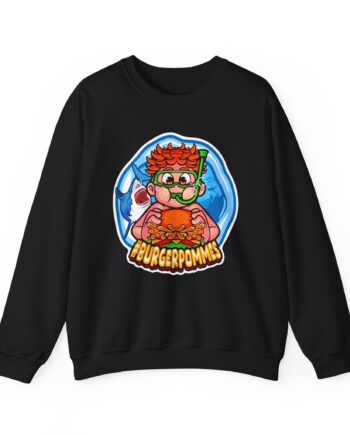 Burger Pommes Unisex Heavy Blend™ Crewneck Sweatshirt