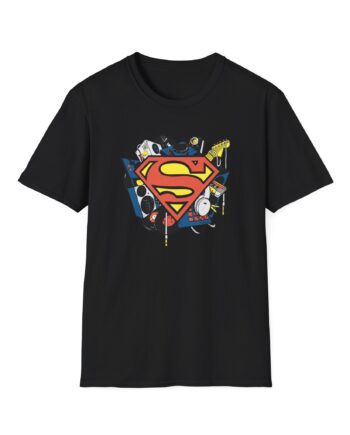 Kaskade X Superman Musician Unisex Softstyle T-Shirt