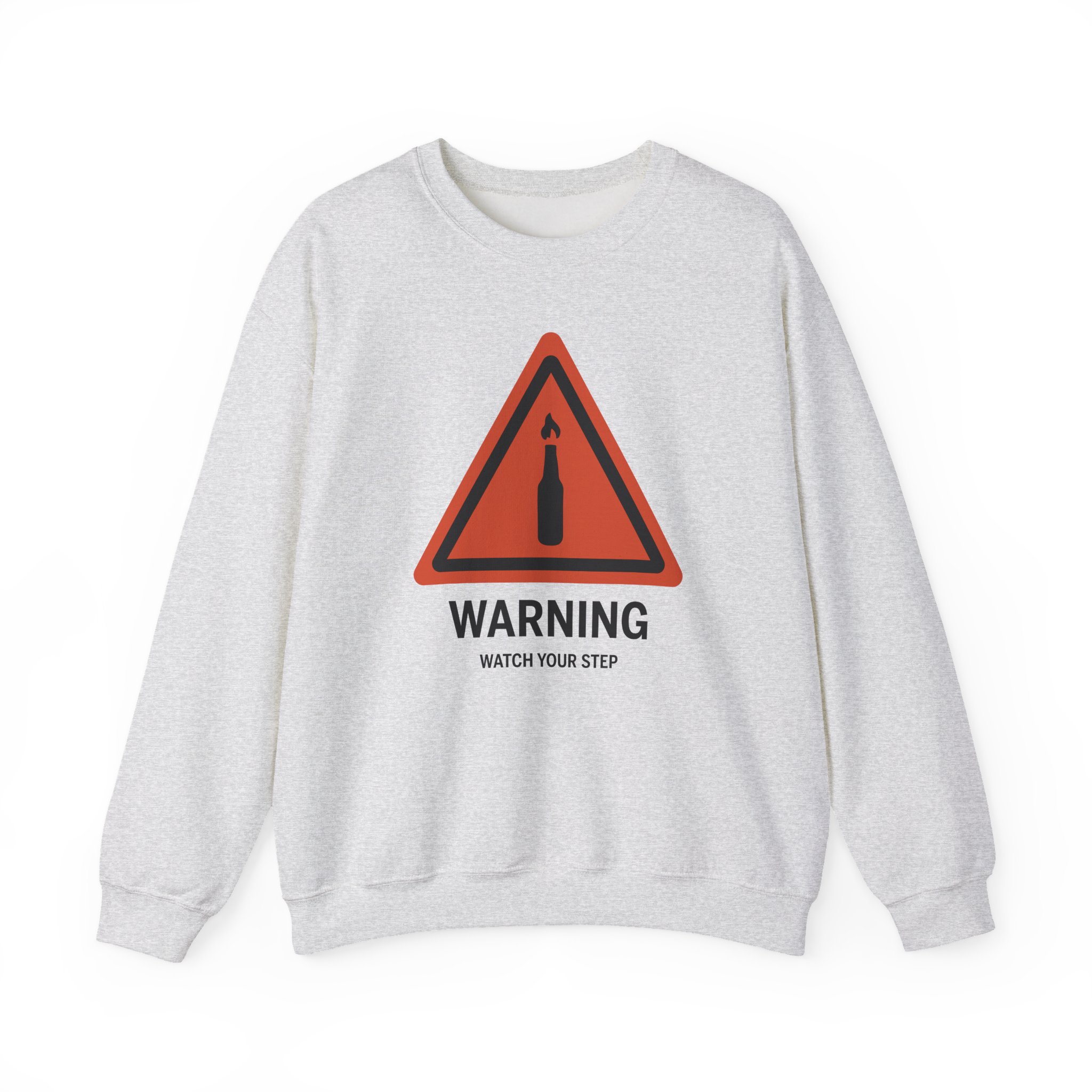 Summit1g Warning Watch Your Step Unisex Heavy Blendâ„¢ Crewneck Sweatshirt