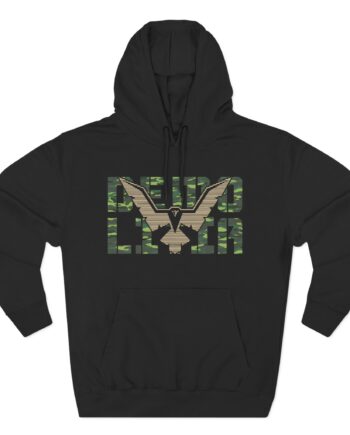 Demolition Ranch Eagle Emblem Three-Panel Fleece Hoodie