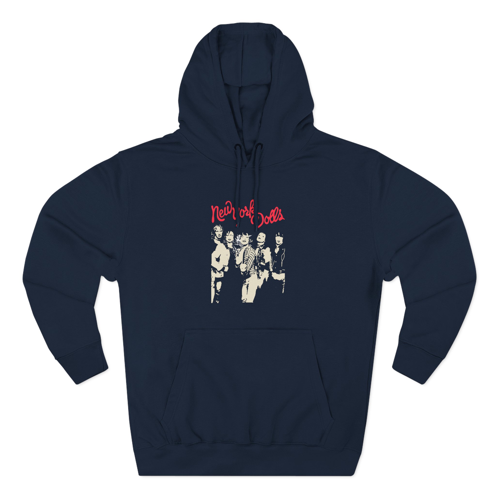 New York Dolls Trash Photo Three-Panel Fleece Hoodie