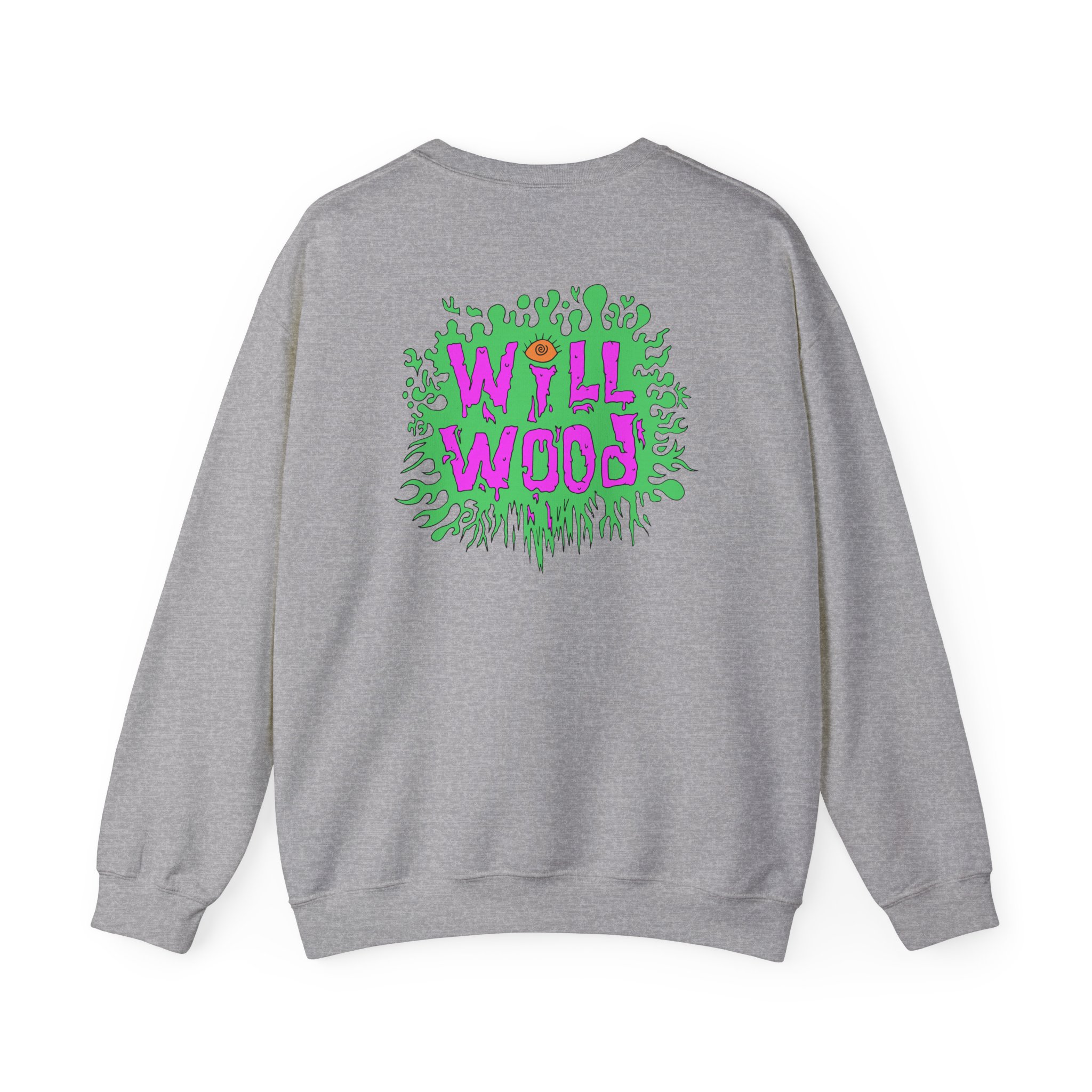 Will Wood Death of the Author Unisex Heavy Blendâ„¢ Crewneck Sweatshirt