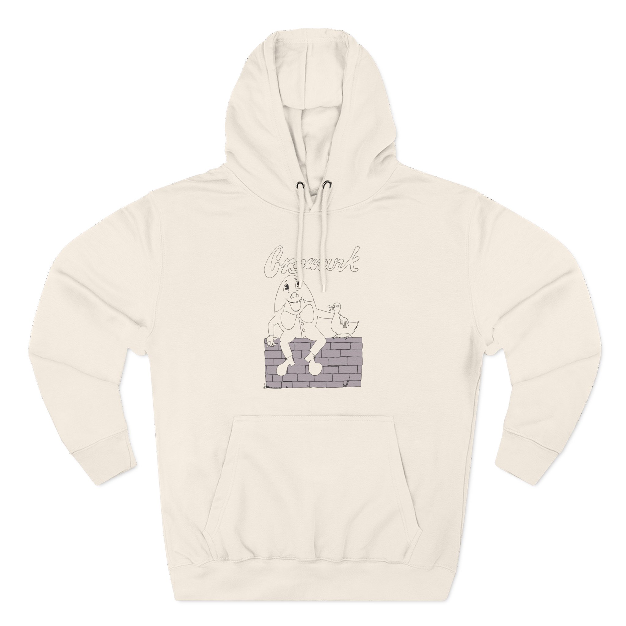 Crywank Three-Panel Fleece Hoodie