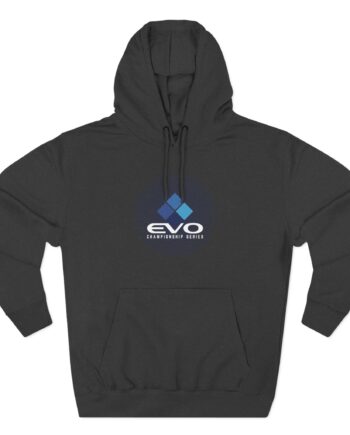Evo Spiral Three-Panel Fleece Hoodie