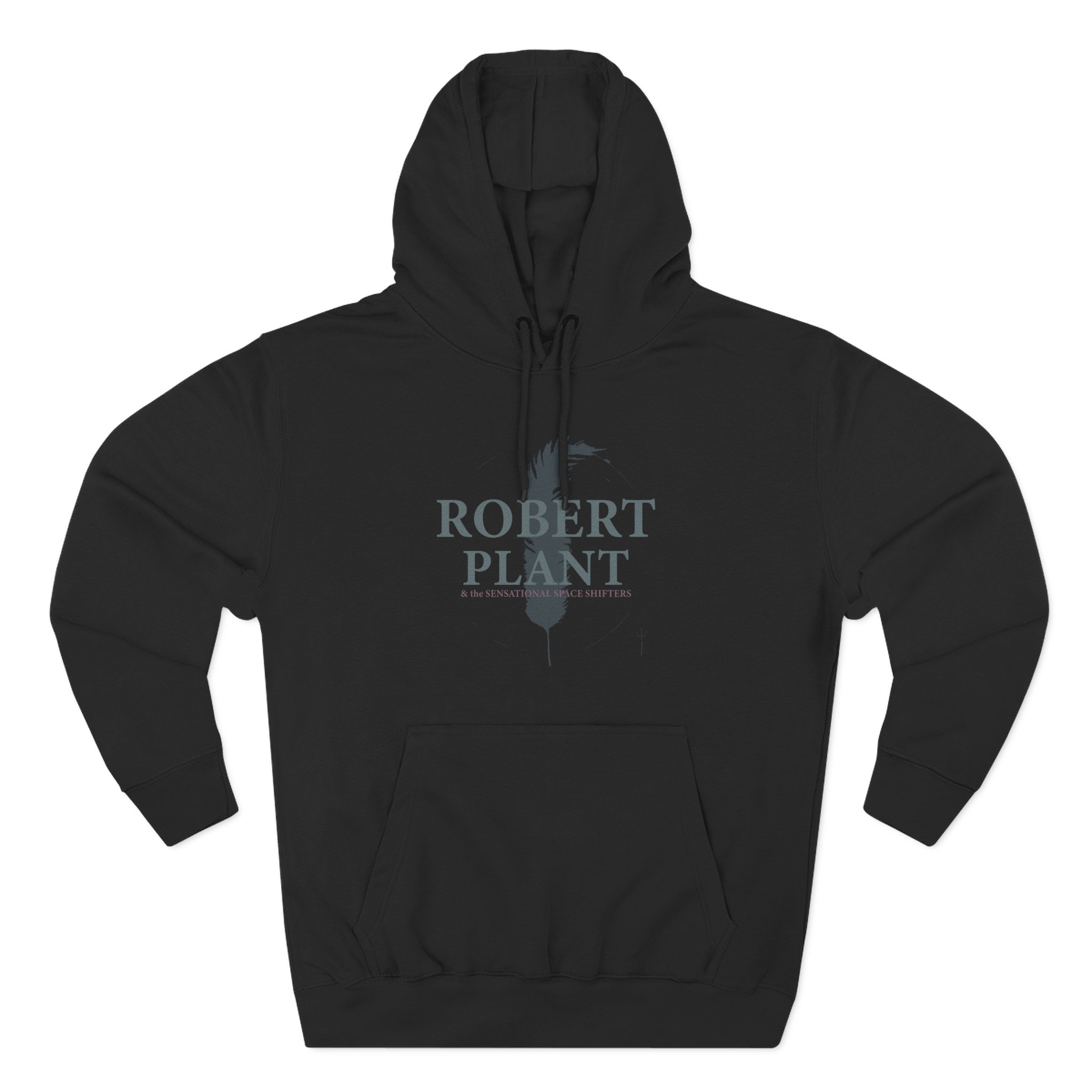Robert Plant Sketch Feather Three-Panel Fleece Hoodie