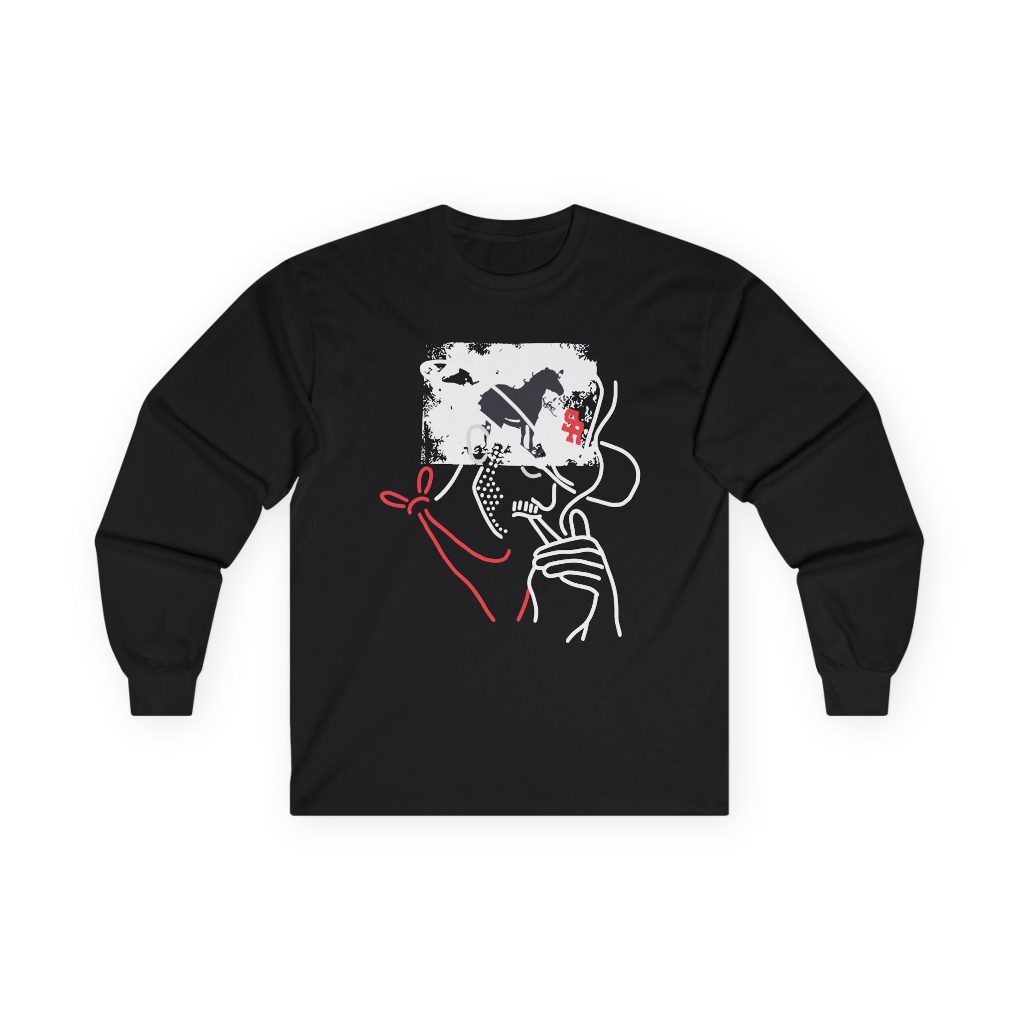 Mike Stud Smoking Cowboy Unisex Ultra Cotton Long Sleeve Tee