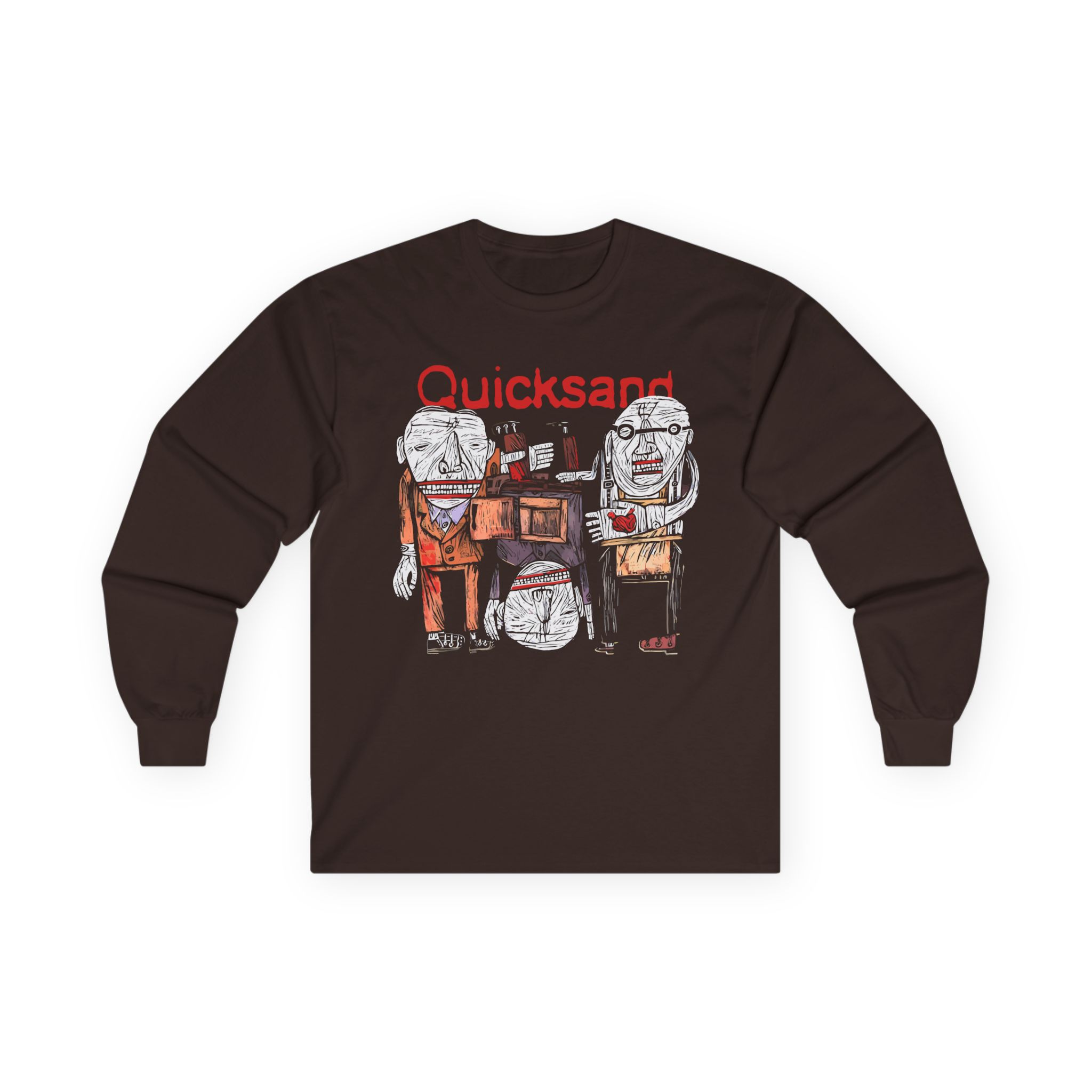 Quicksand Manic Compression Unisex Ultra Cotton Long Sleeve Tee