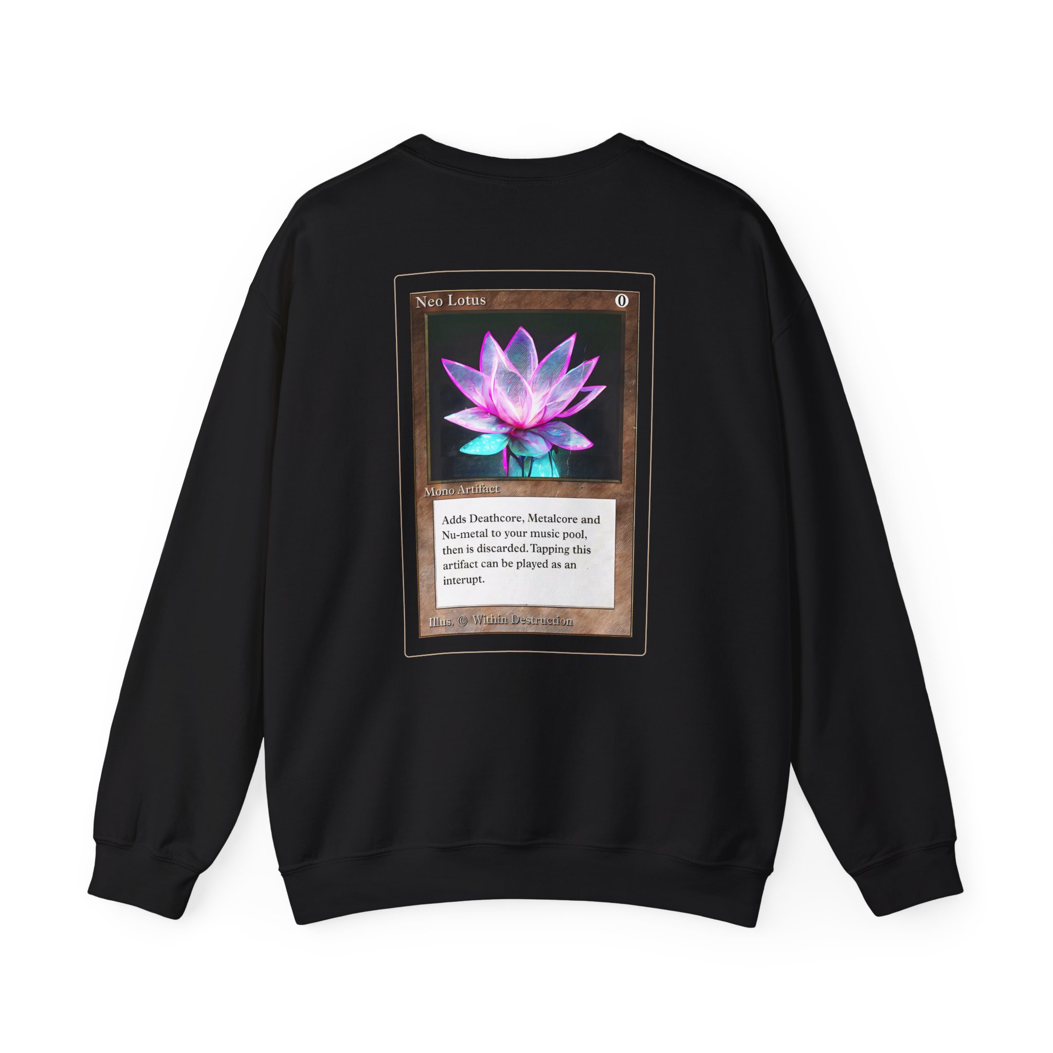 Within Destruction Neo Lotus x MTG Unisex Heavy Blend Crewneck Sweatshirt