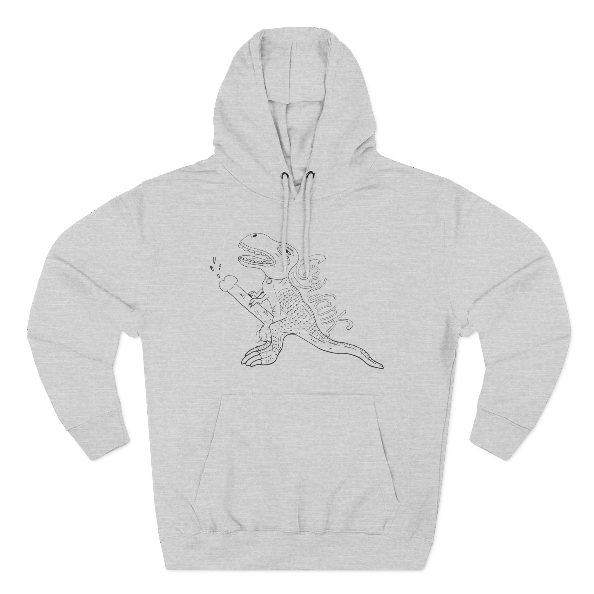 Crywank Three-Panel Fleece Hoodie