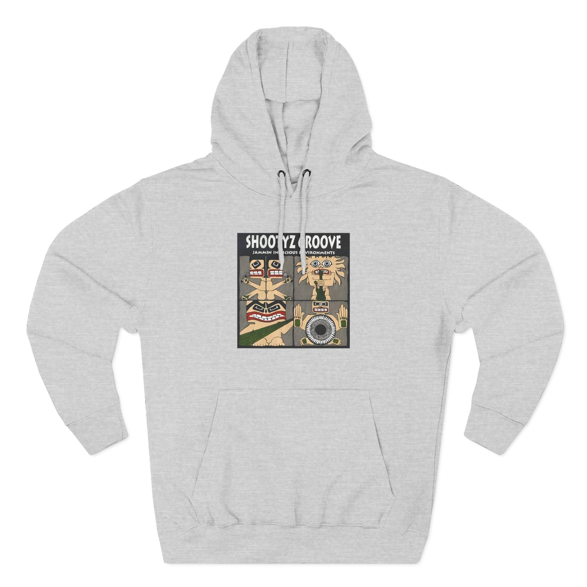 Shootyz Groove Jammin in Vicious Environments Album Cover Three-Panel Fleece Hoodie