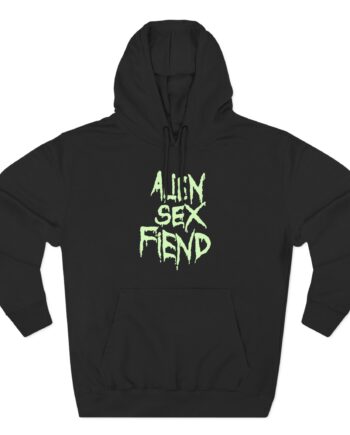 Alien Sex Fiend Glow in the Dark Three-Panel Fleece Hoodie