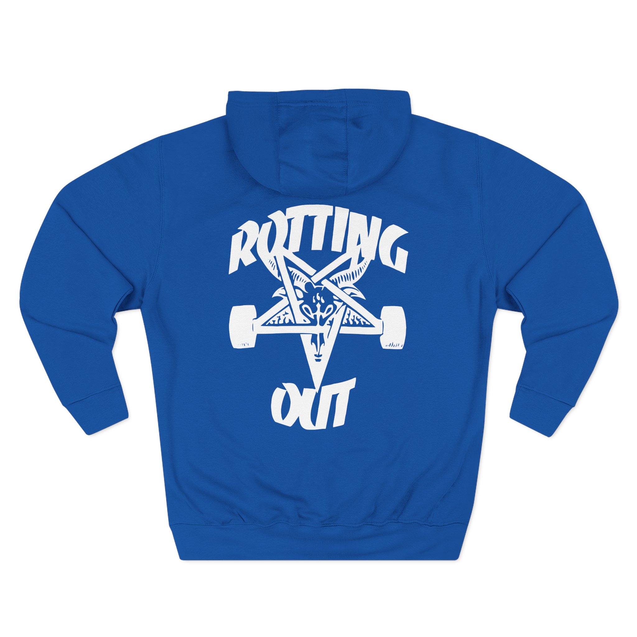 Rotting Out Three-Panel Fleece Hoodie