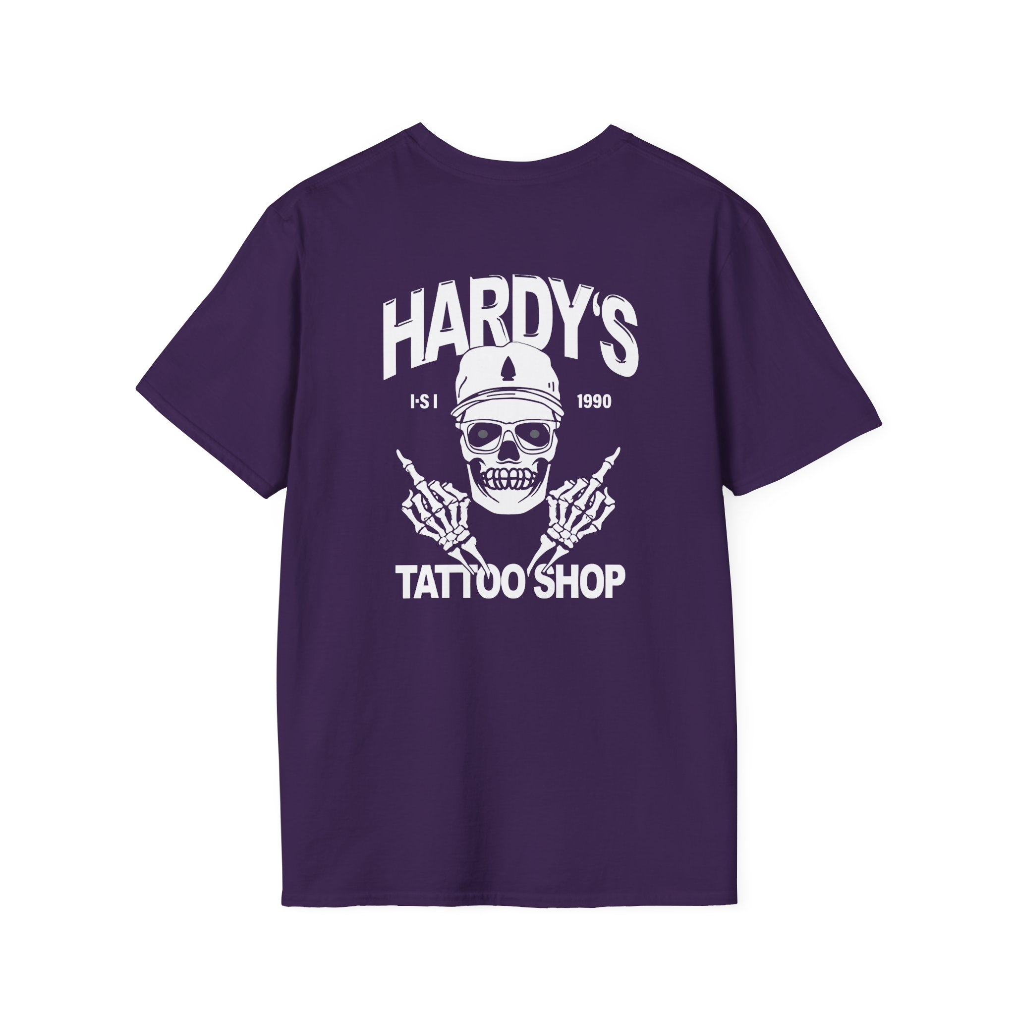 Hardy Tattoo Shop Unisex Softstyle T-Shirt