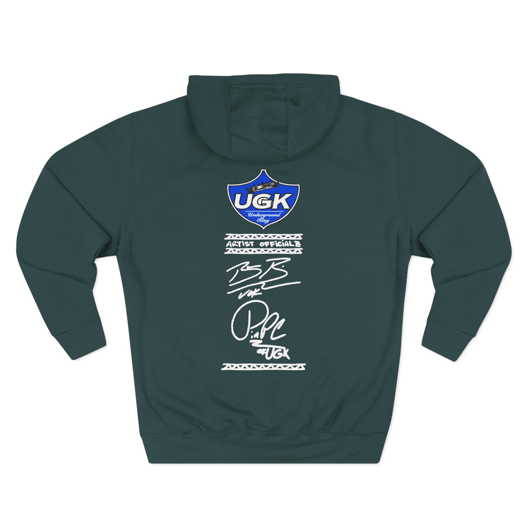 UGK 4 Life Three-Panel Fleece Hoodie