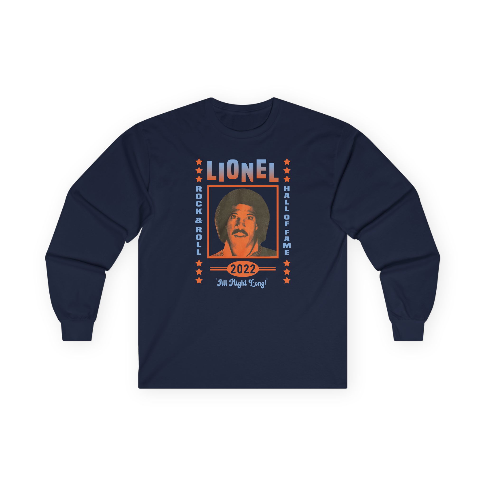 Lionel Richie Rock and Roll Hall of Fame All Night Unisex Ultra Cotton Long Sleeve Tee