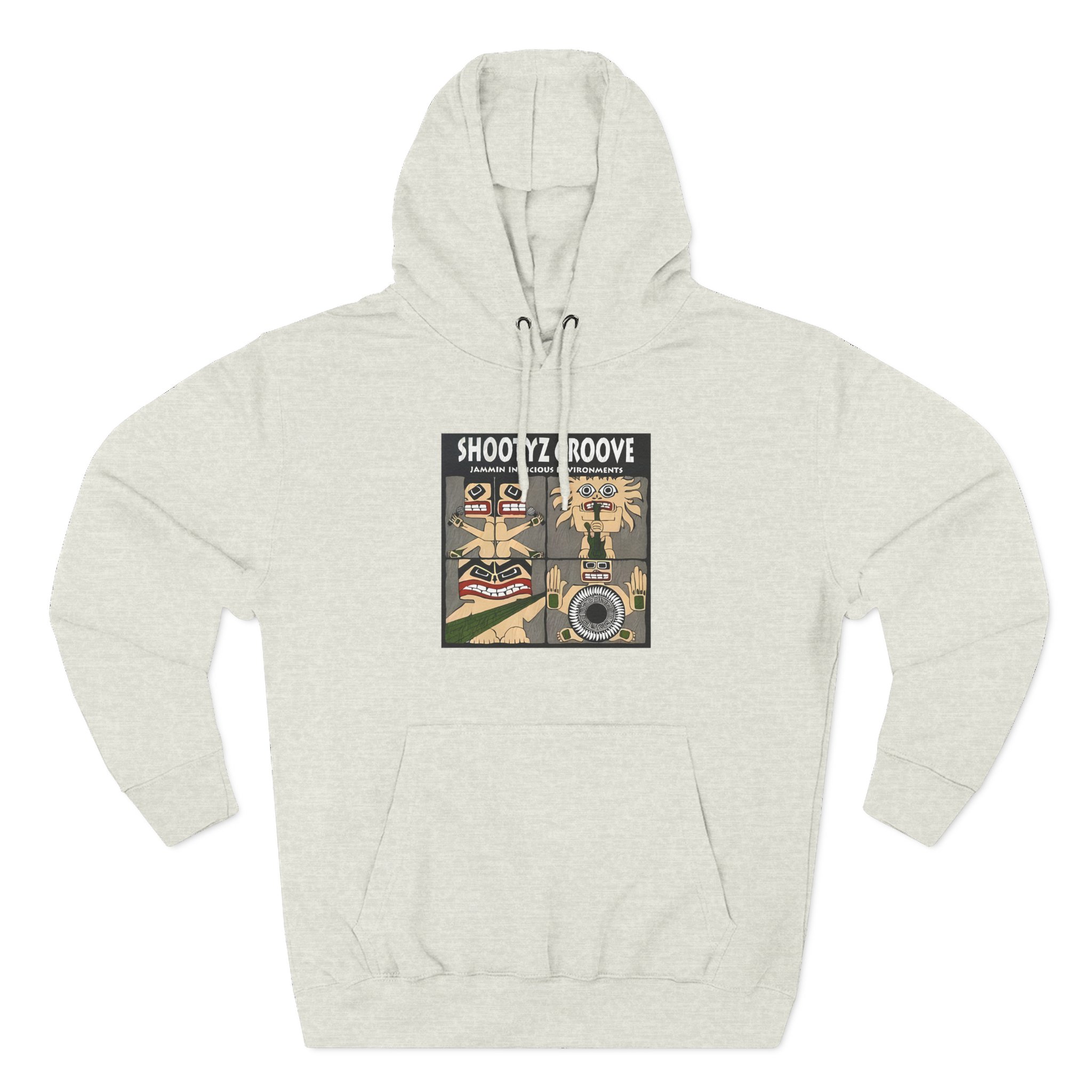 Shootyz Groove Jammin in Vicious Environments Album Cover Three-Panel Fleece Hoodie