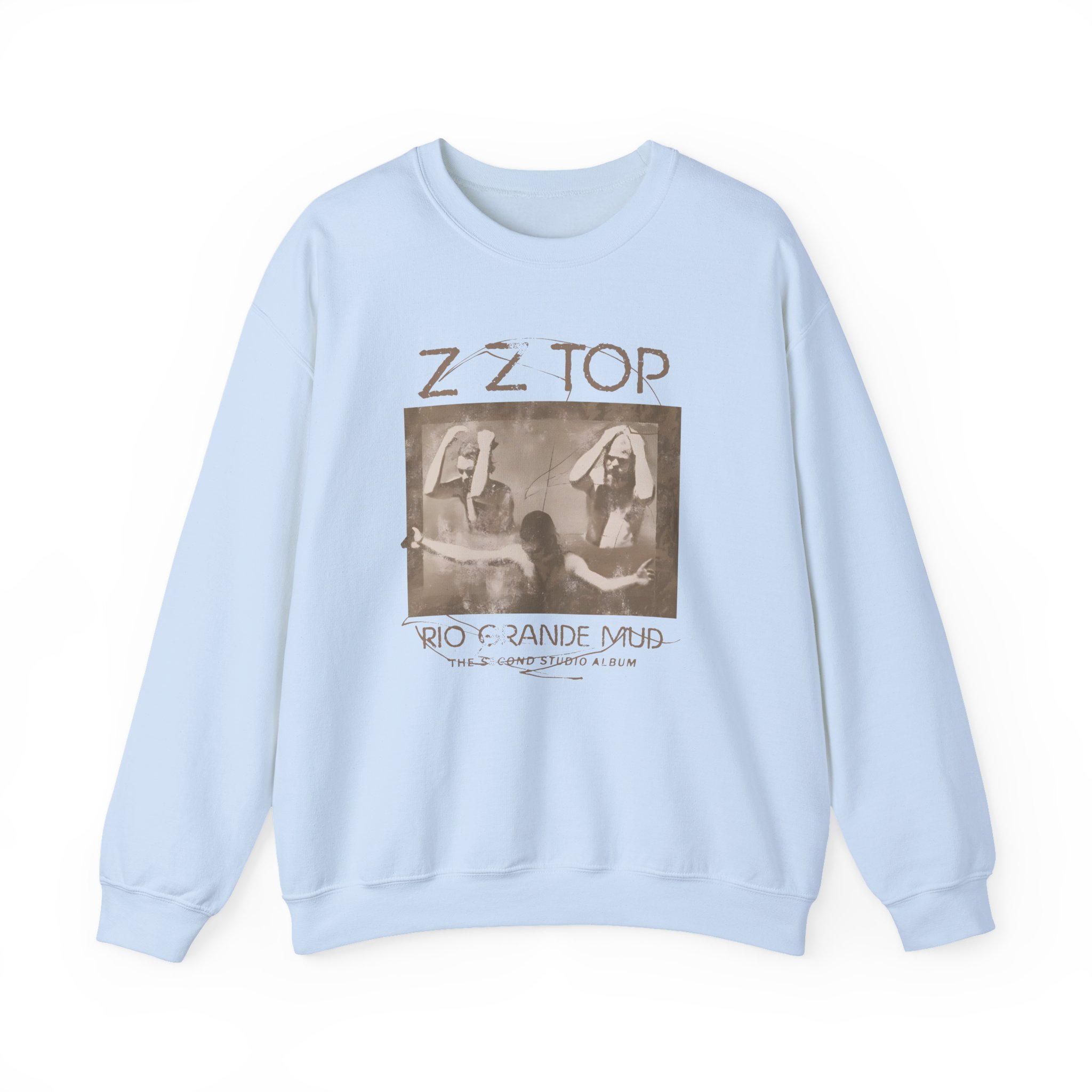 Zz Top Rio Grande Mud Unisex Heavy Blendâ„¢ Crewneck Sweatshirt