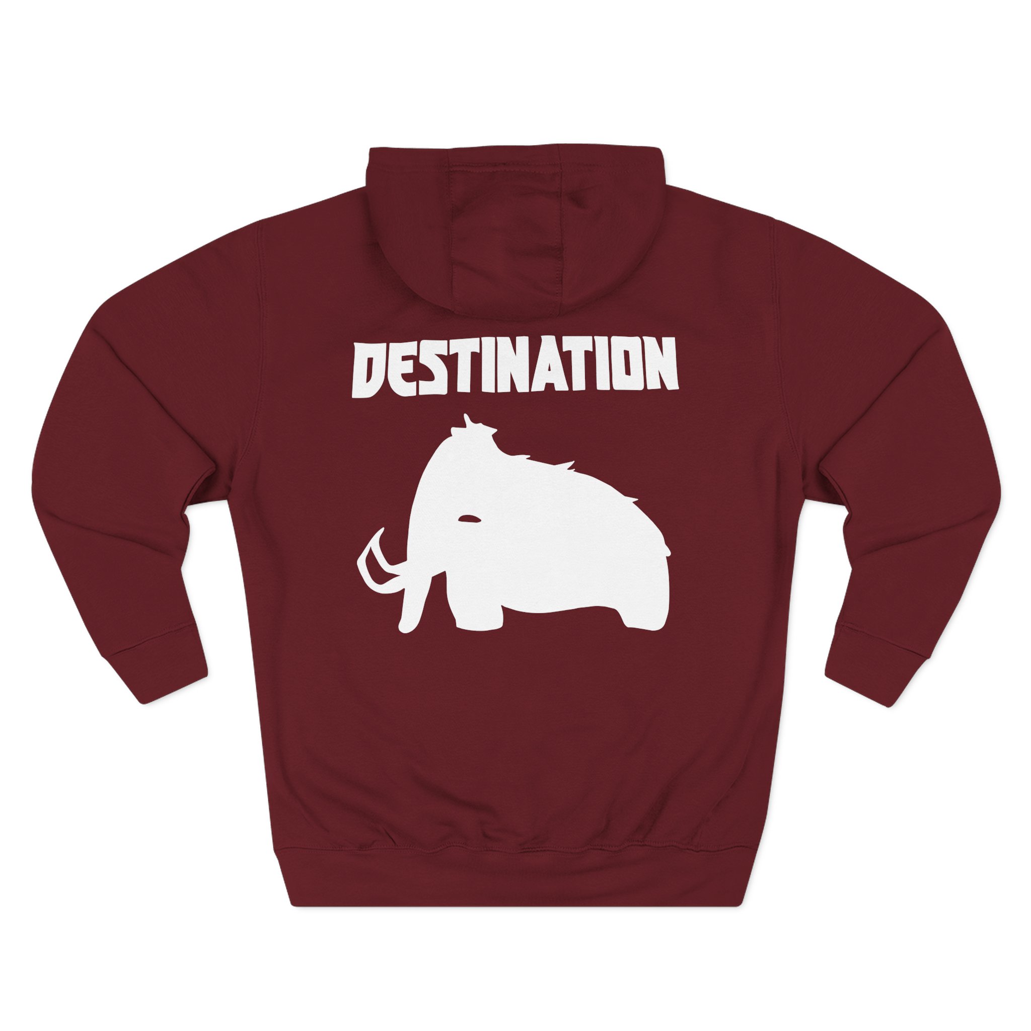 Wooli Destination Three-Panel Fleece Hoodie