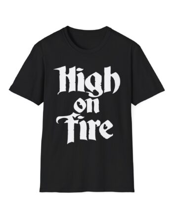 High on Fire Logo Unisex Softstyle T-Shirt