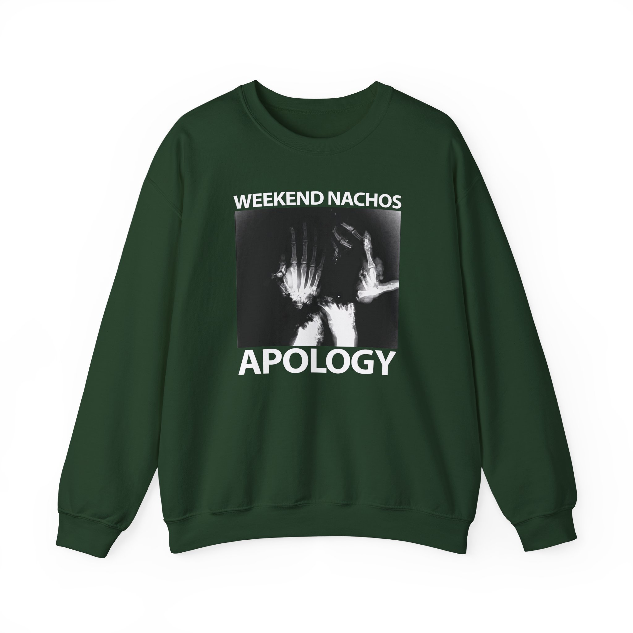 Weekend Nachos Apology Unisex Heavy Blendâ„¢ Crewneck Sweatshirt
