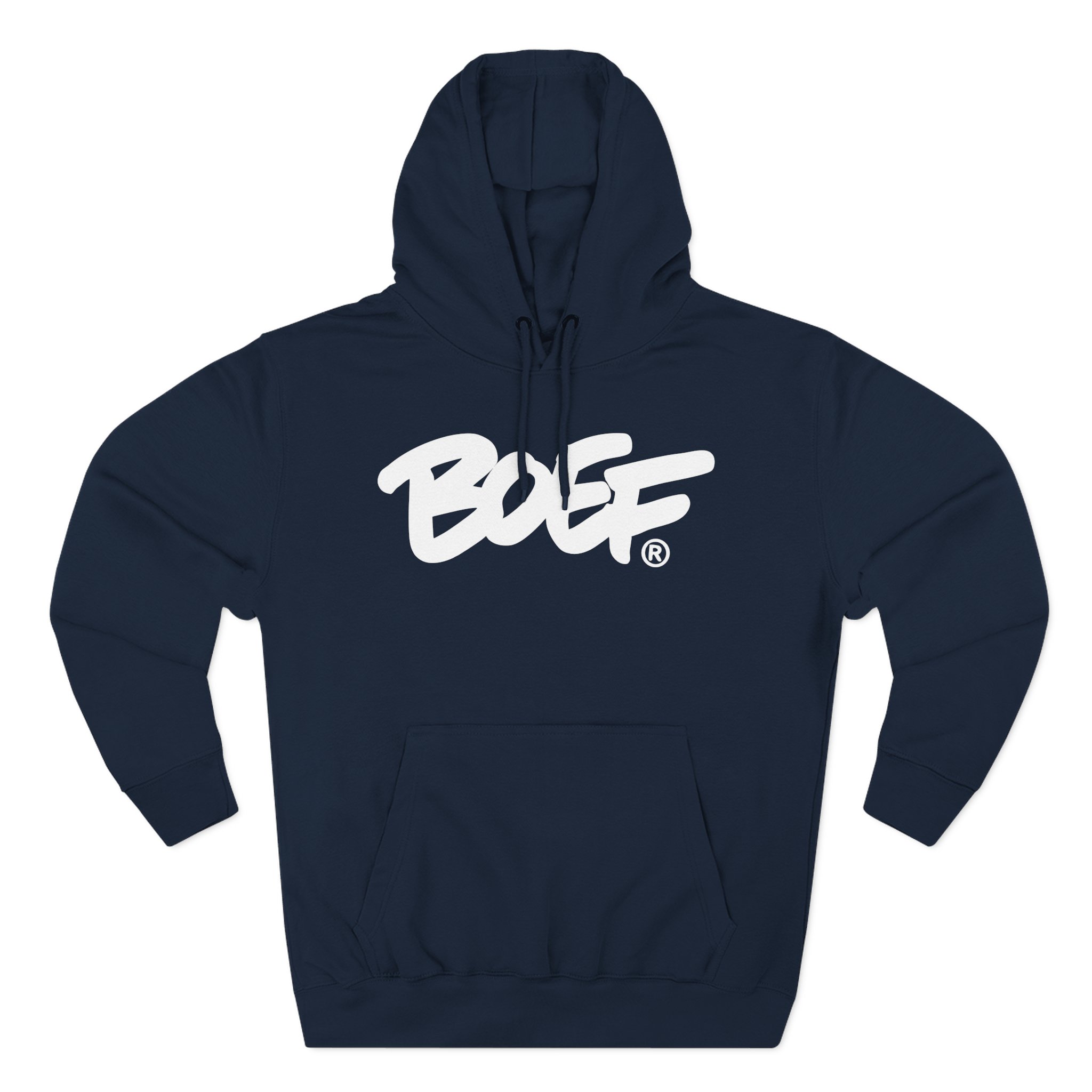 Boef Three-Panel Fleece Hoodie