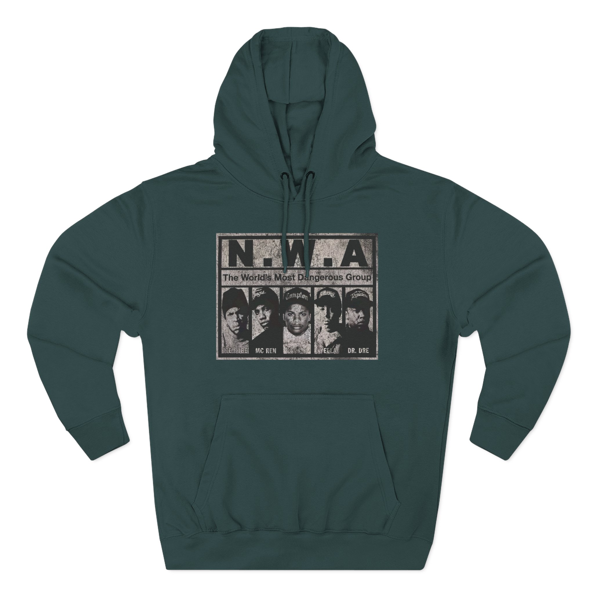 NWA The World's Most Dangerous Group Three-Panel Fleece Hoodie