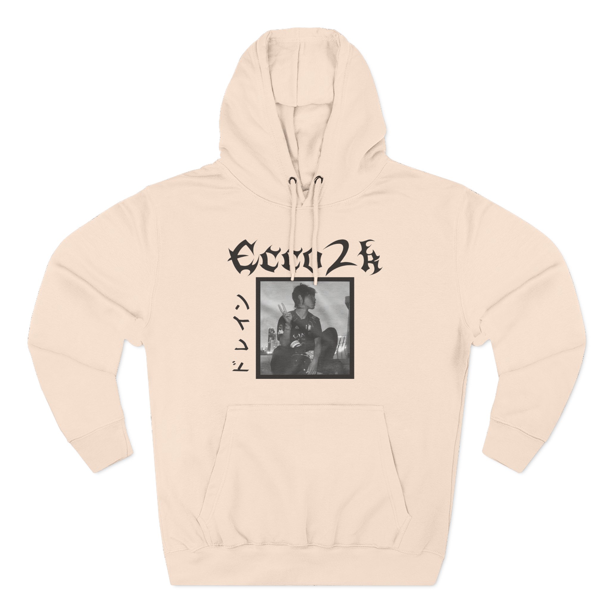 Ecco2k Three-Panel Fleece Hoodie