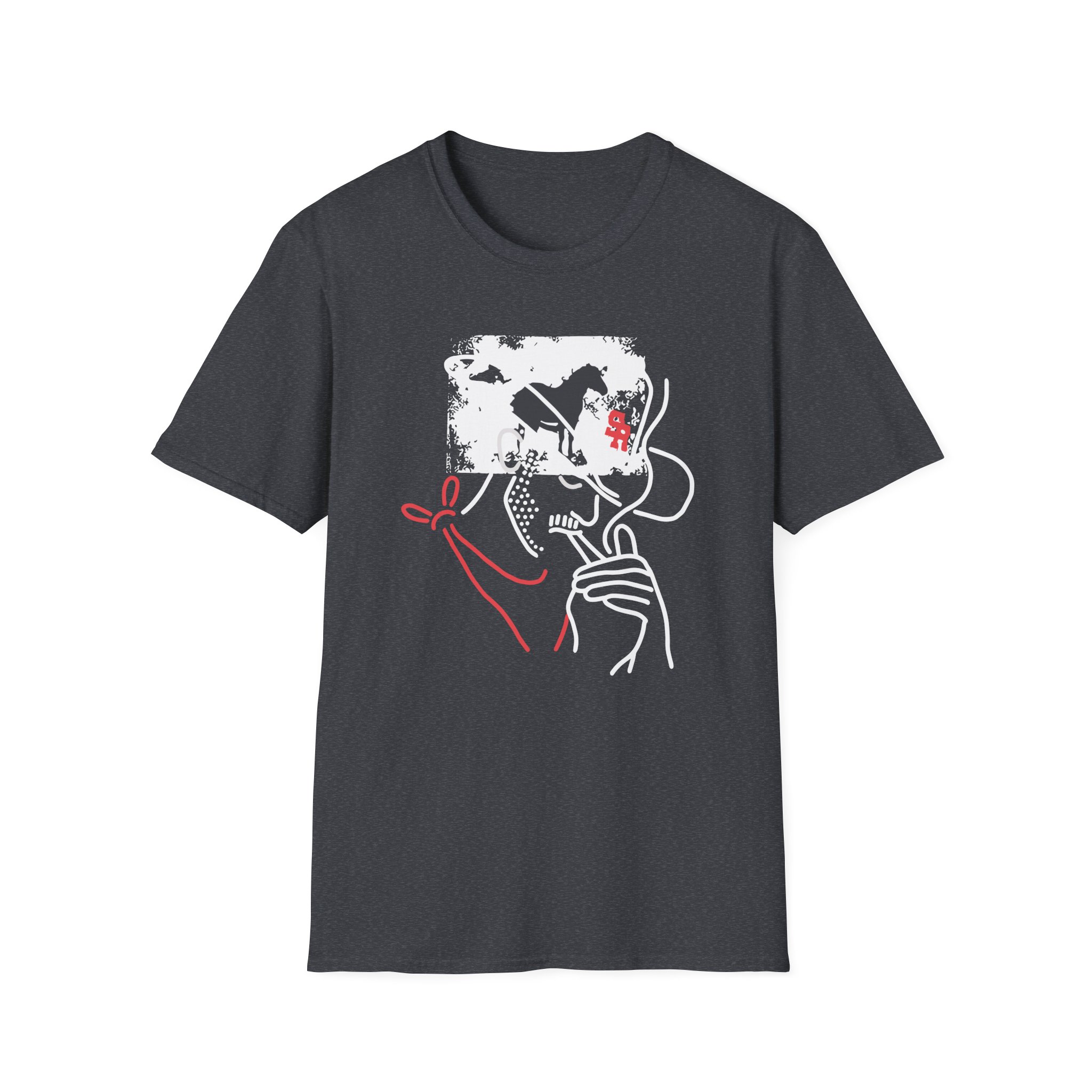 Mike Stud Smoking Cowboy Unisex Softstyle T-Shirt