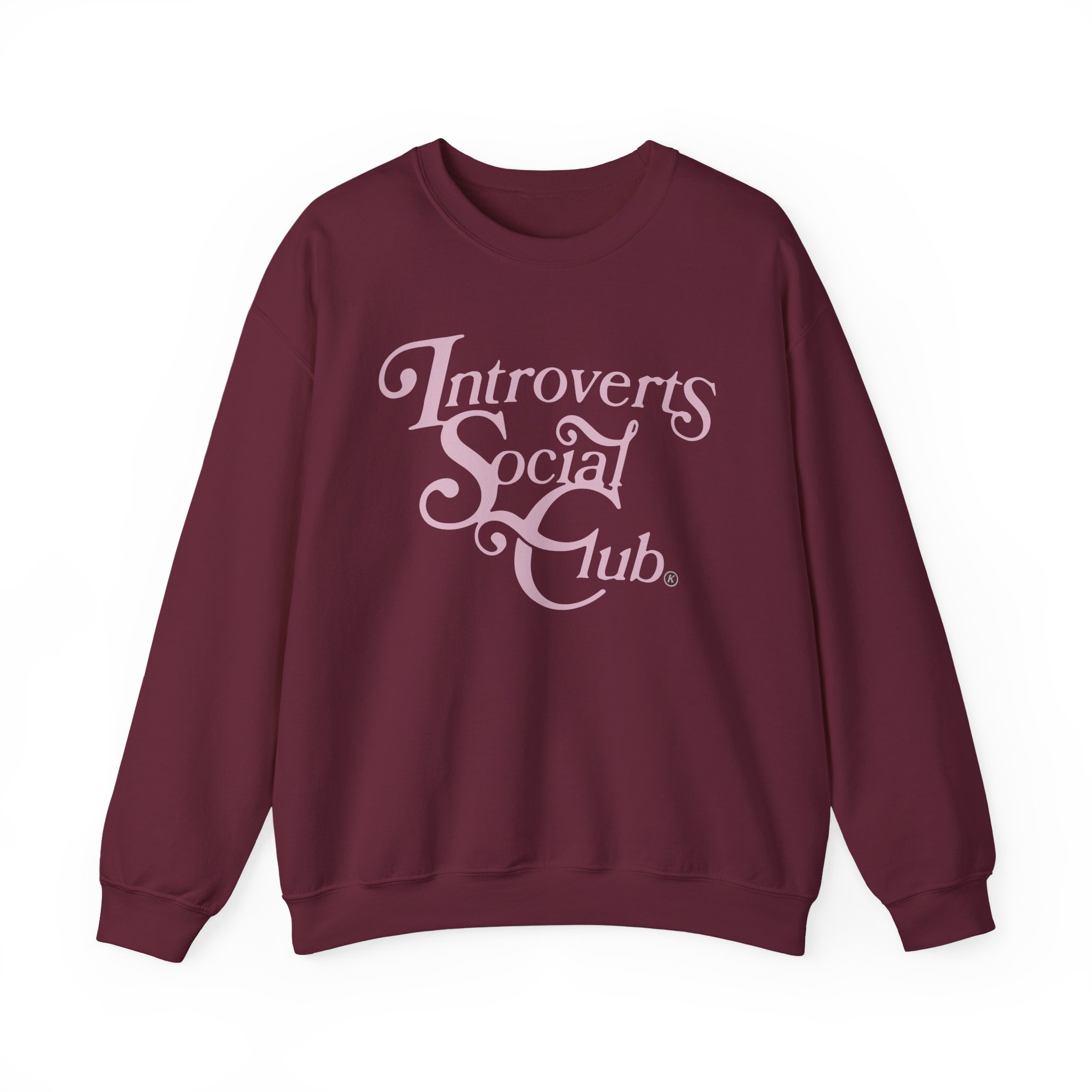 Kallmekris Introverts Social Club Unisex Heavy Blendâ„¢ Crewneck Sweatshirt